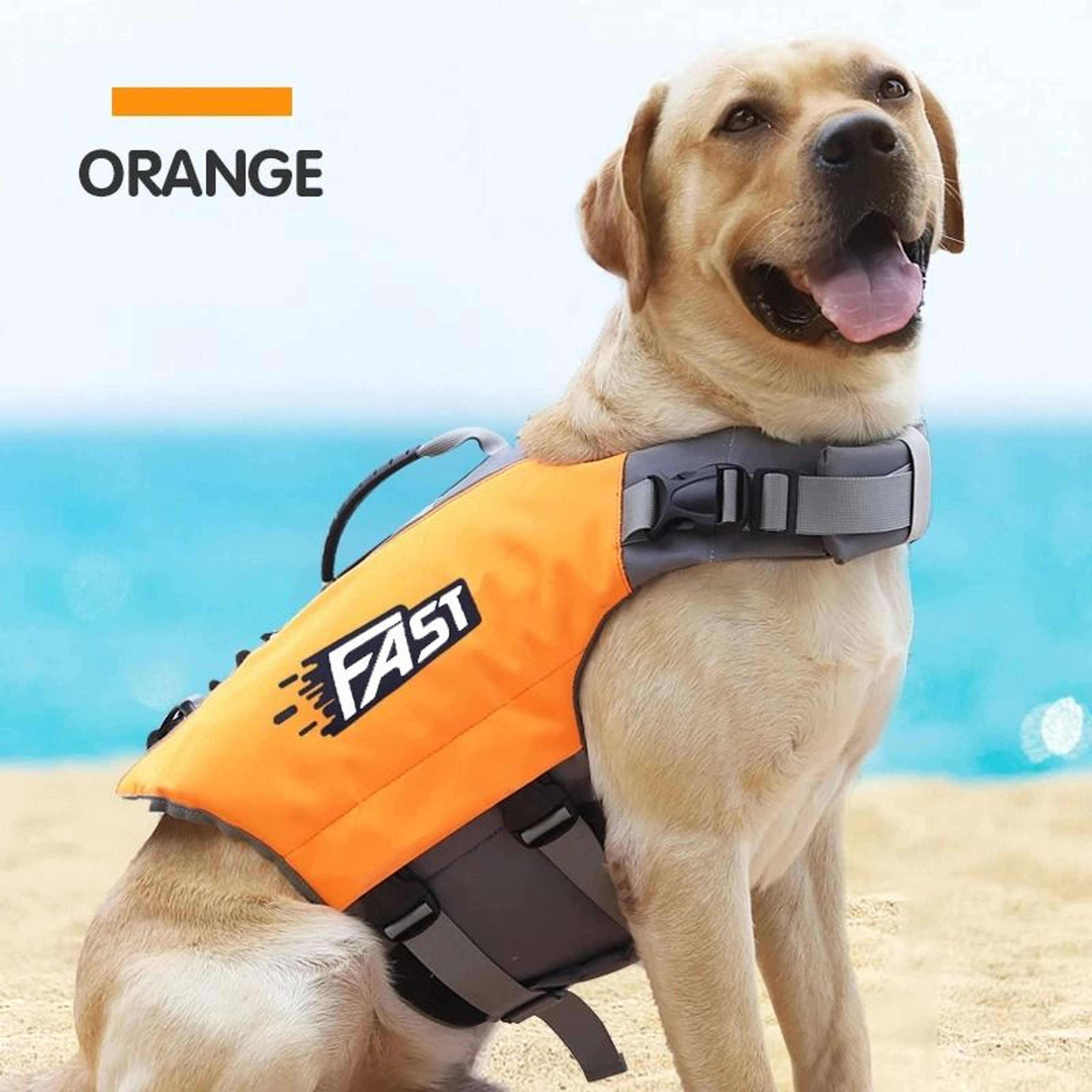 Dog Swimming Life Jacket  HighVisibility Reflective Safety Vest  Adjustable Pet Swimwear For Pools  7