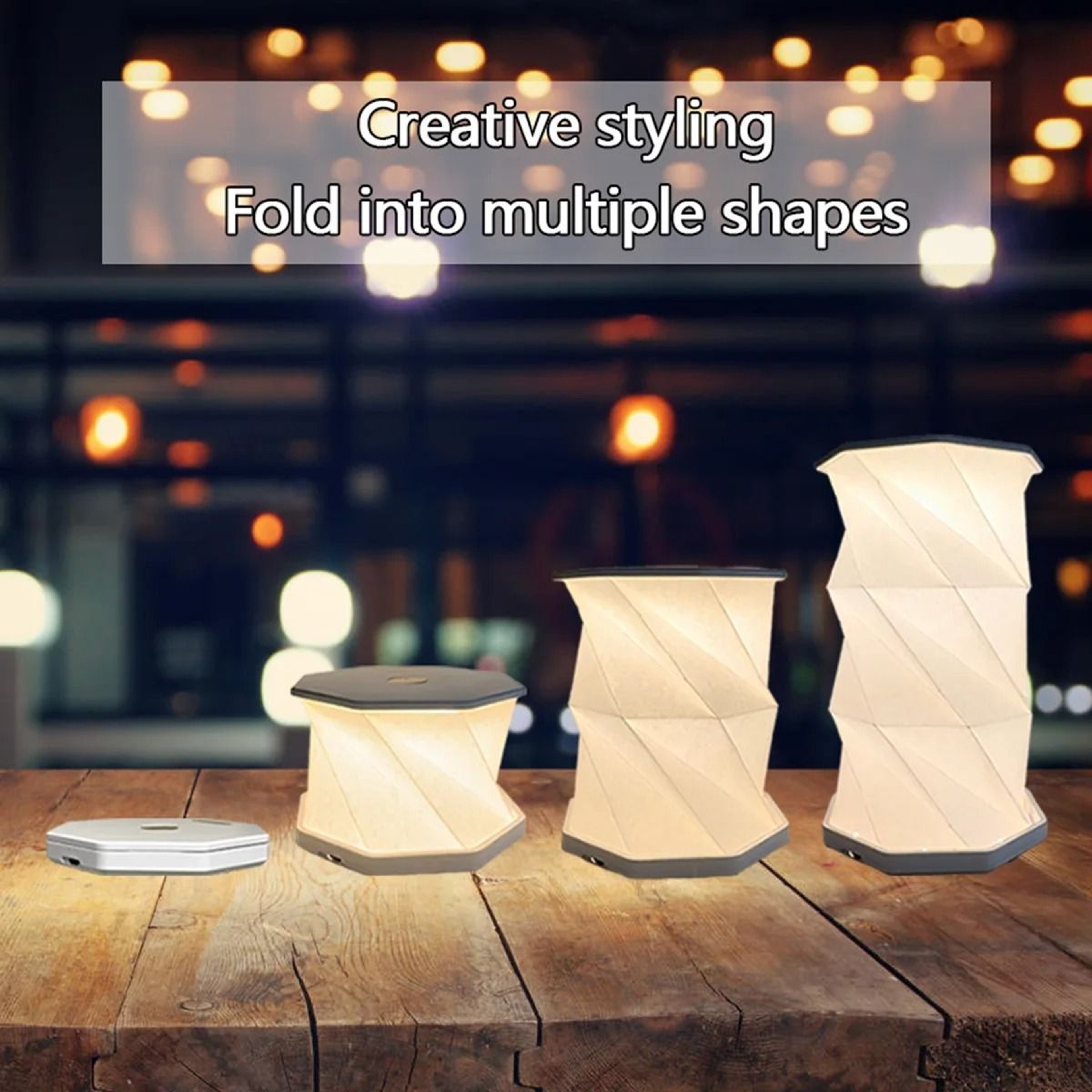 Creative Rotating Night Light Foldable Atmosphere LED Book Table Lamp For Bedroom Decoration 1