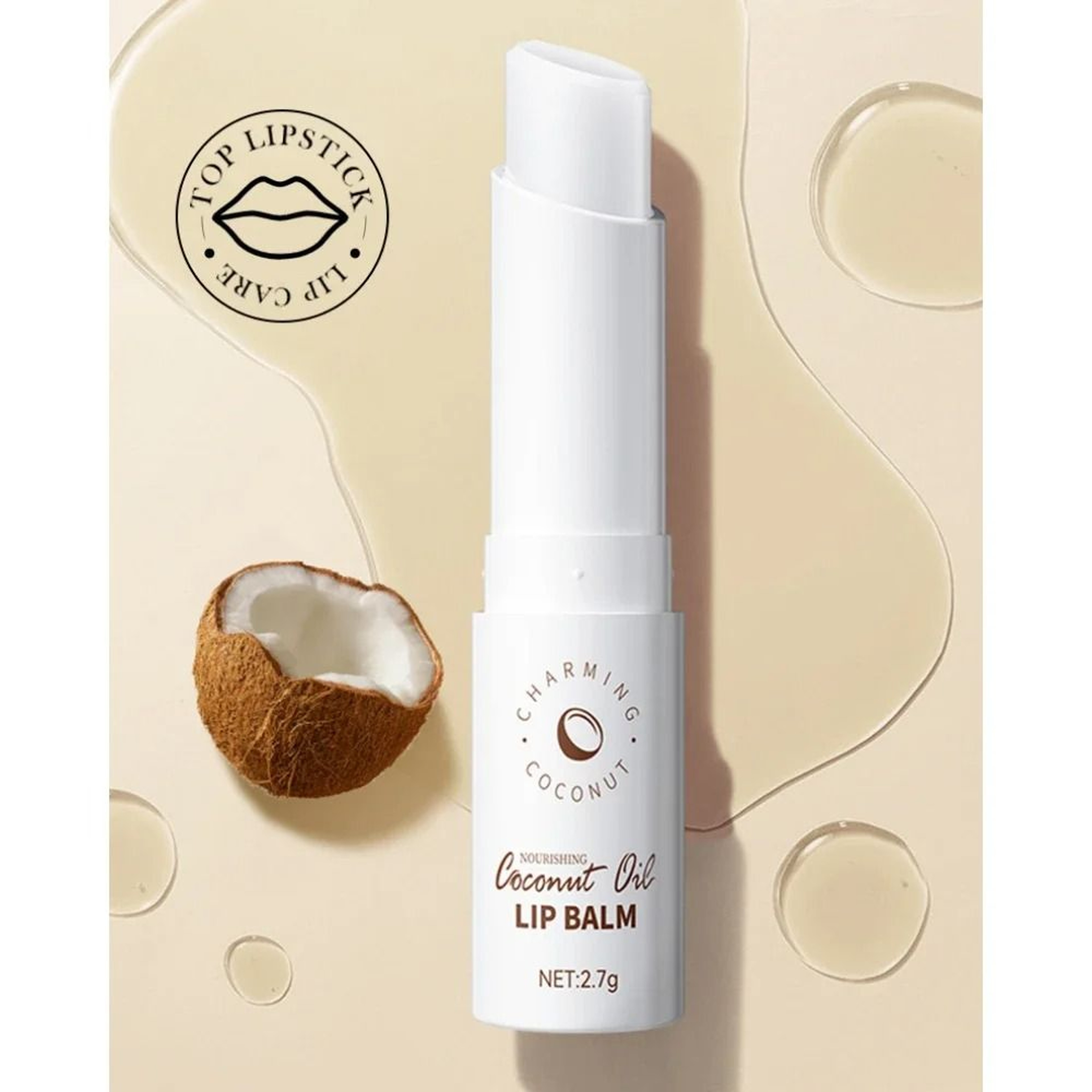 Coconut Lip Balm Lasting Nourishment And Moisture For Men And Women Daily Care 1