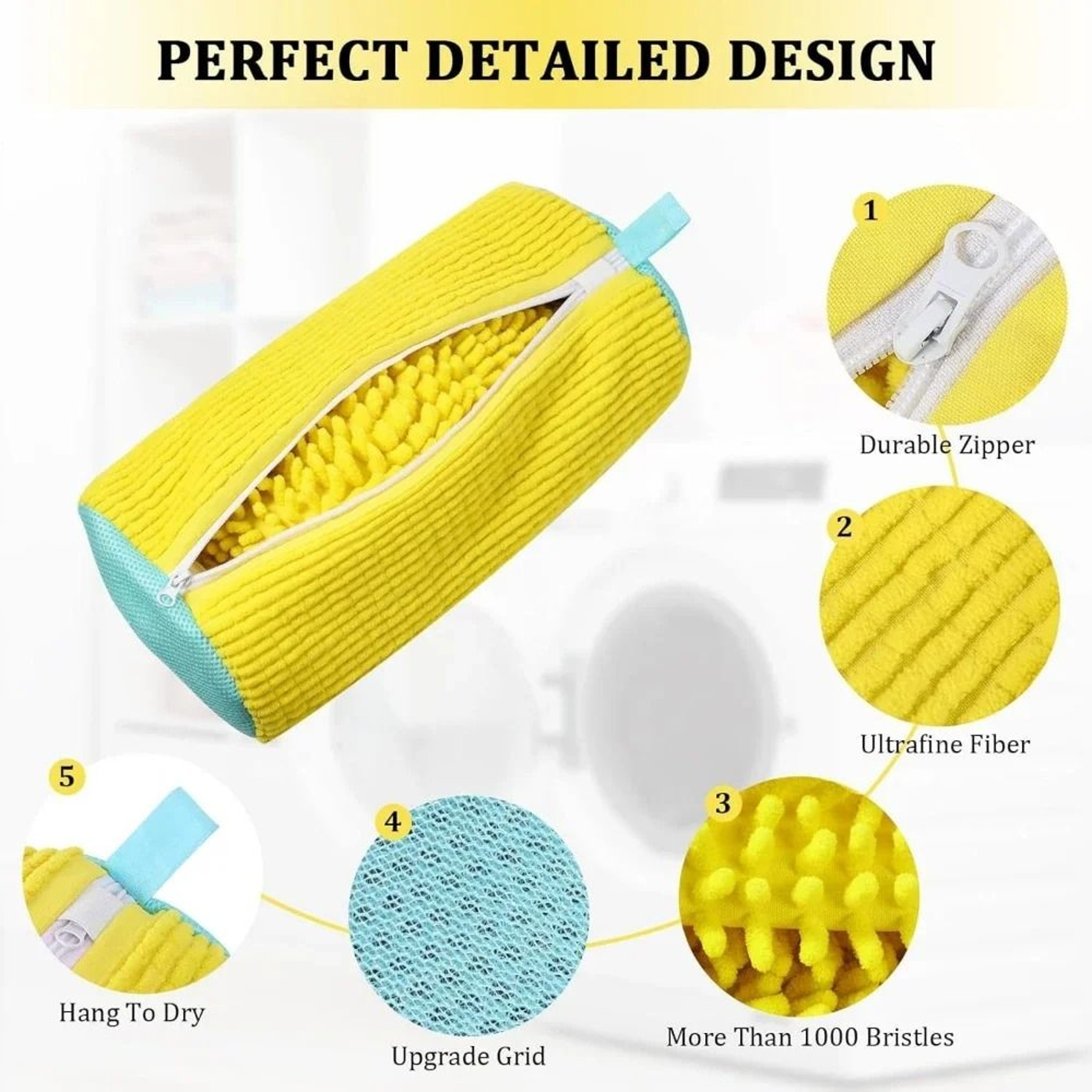 Laundry Bag Shoe Washing Bag Padded Net Protector For Machine Washing And Drying 1