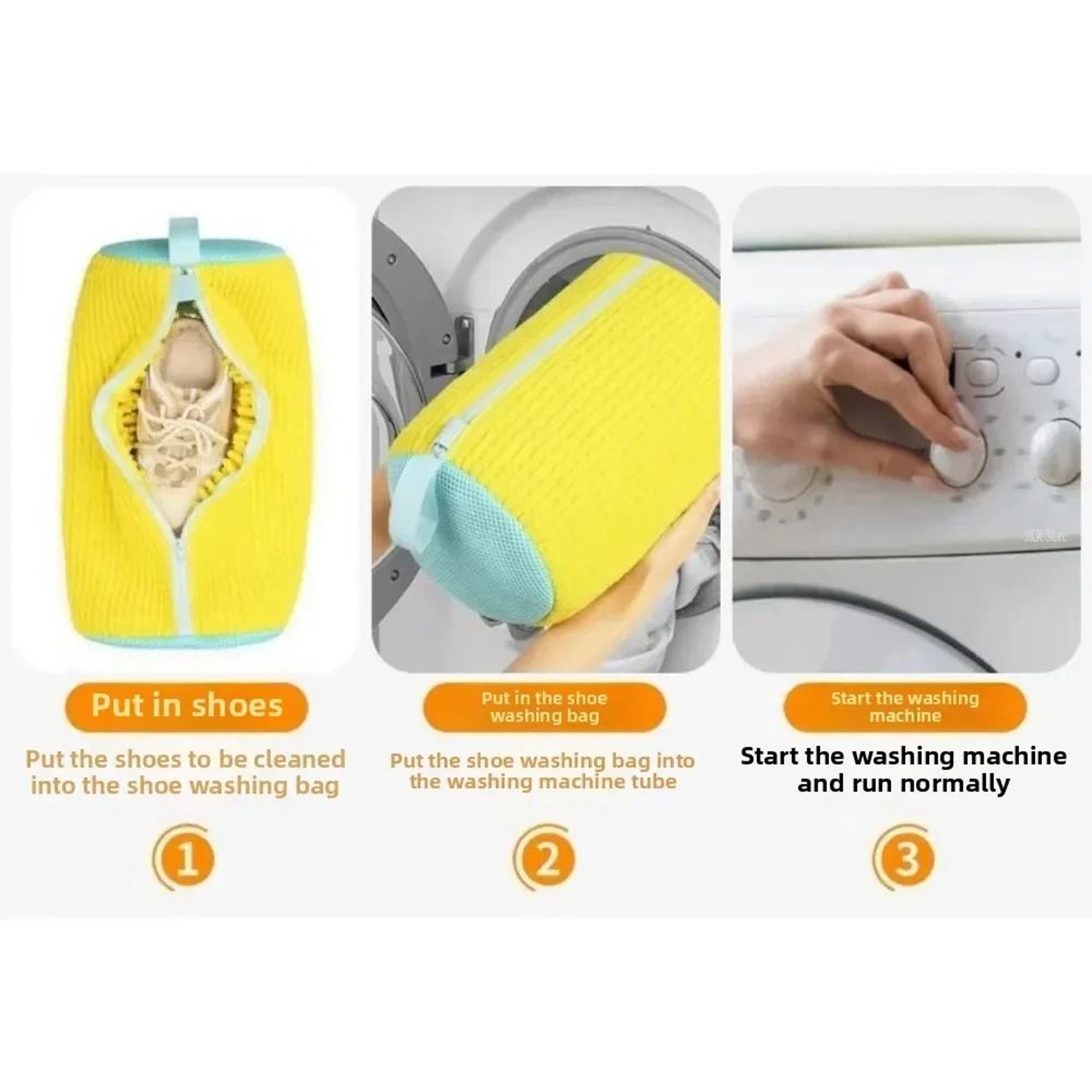 Laundry Bag Shoe Washing Bag Padded Net Protector For Machine Washing And Drying 3