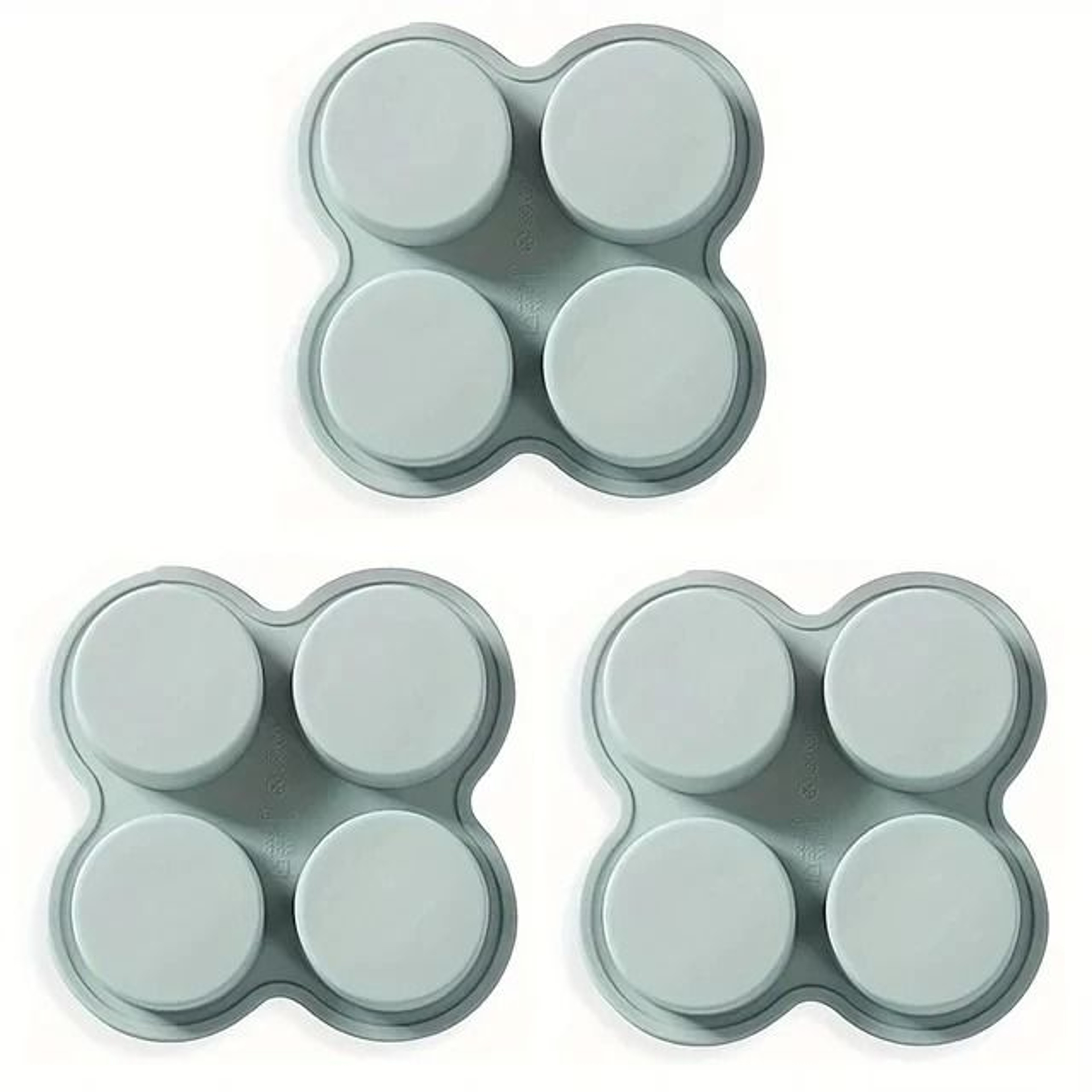 Reusable Silicone Air Fryer Egg Mold And NonStick Cupcake Molds For Toaster Ovens 9