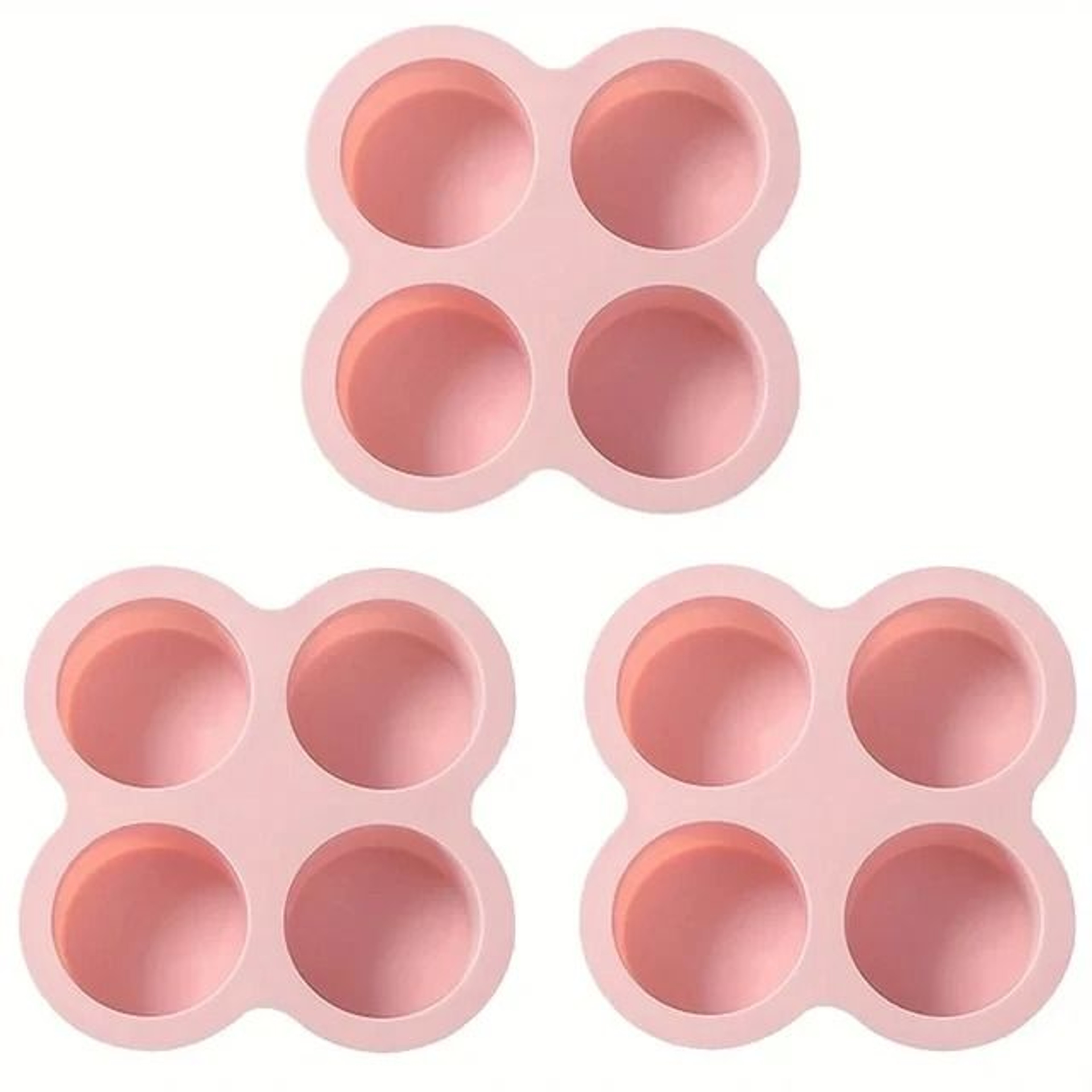 Reusable Silicone Air Fryer Egg Mold And NonStick Cupcake Molds For Toaster Ovens 7