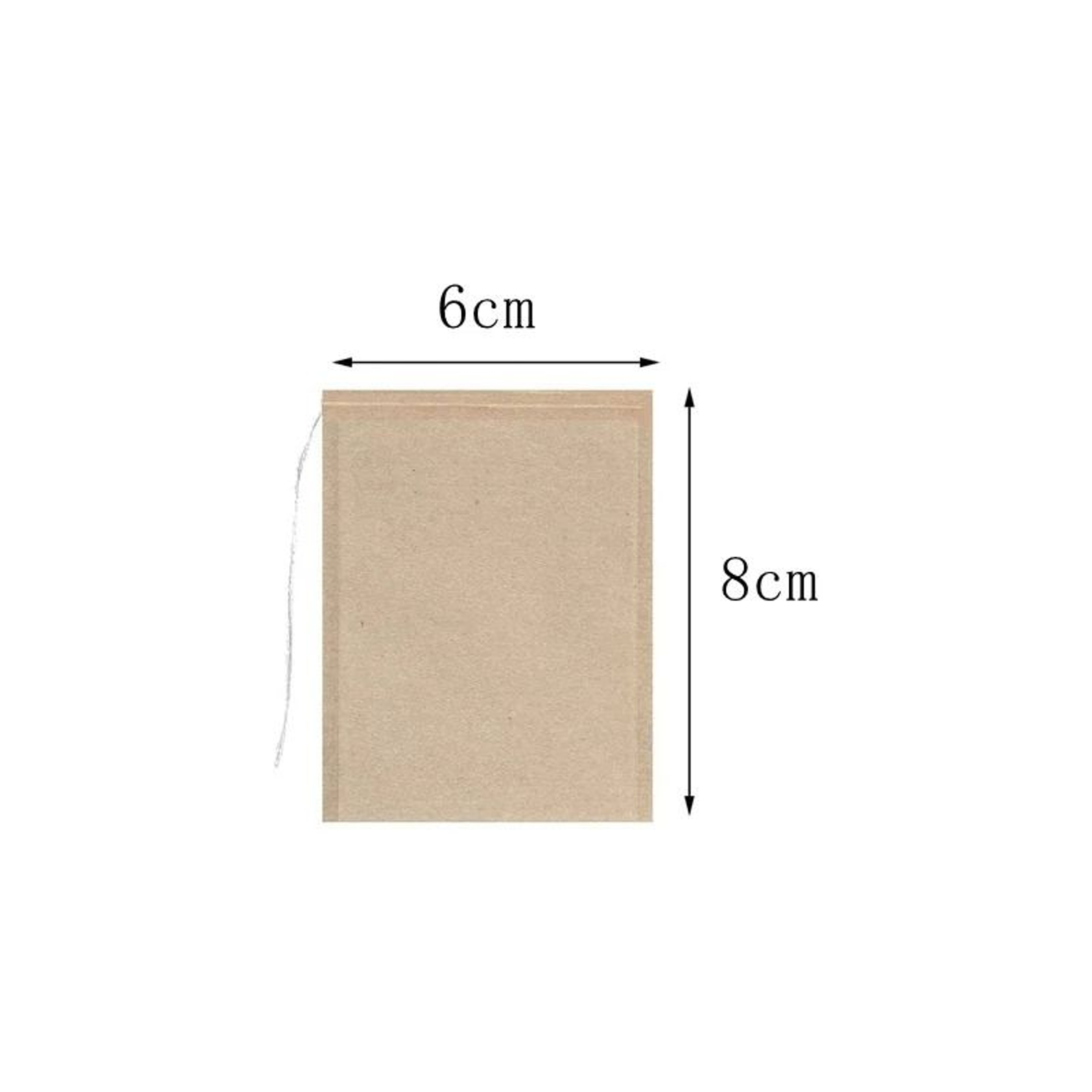 100Pcs Drawstring Teabags  Premium Biodegradable Filter Bags For Coffee Herbal Medicine  Leaf Tea 7
