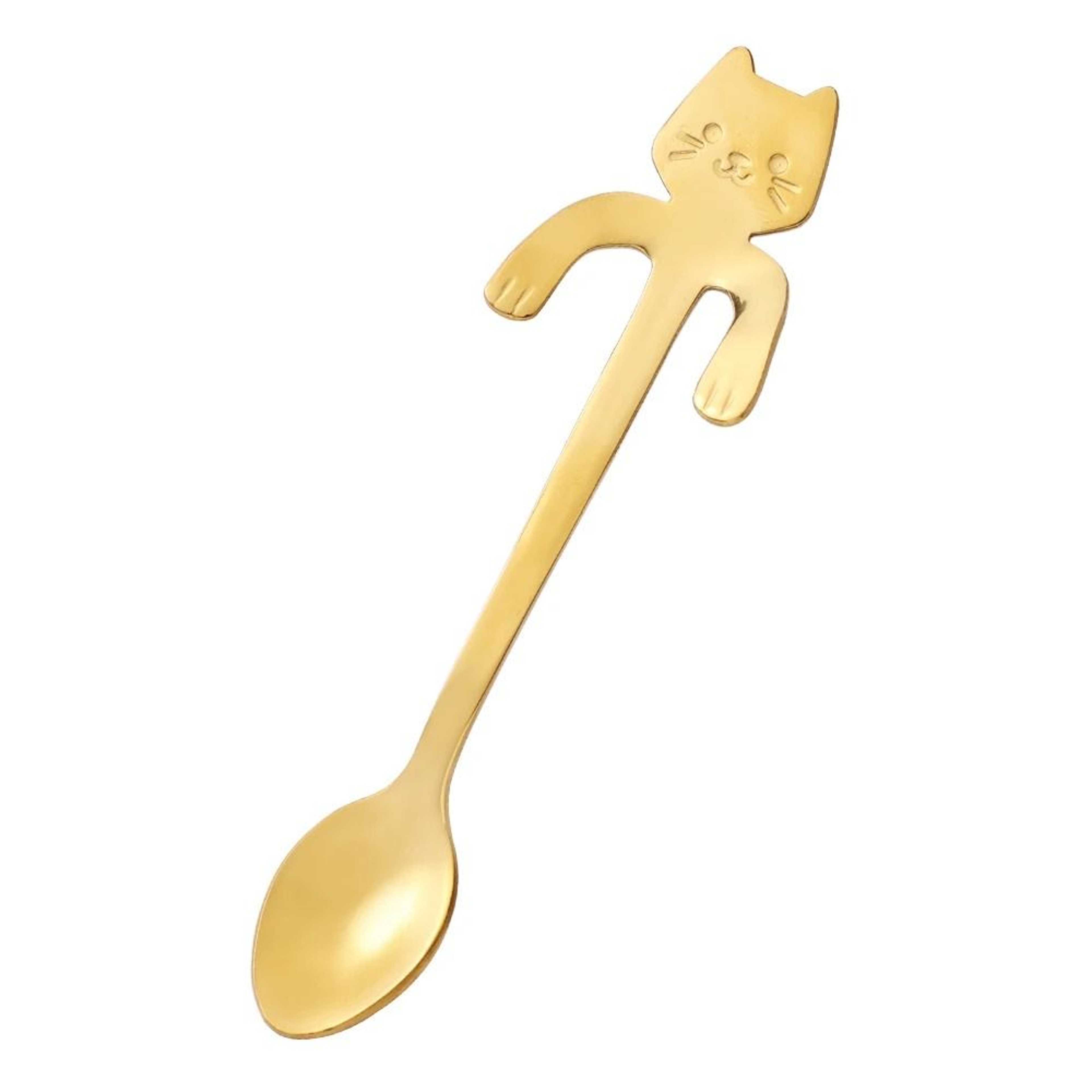 Mini Cute Cat Coffee Spoon Stainless Steel Teaspoon Dessert Snack Scoop 7