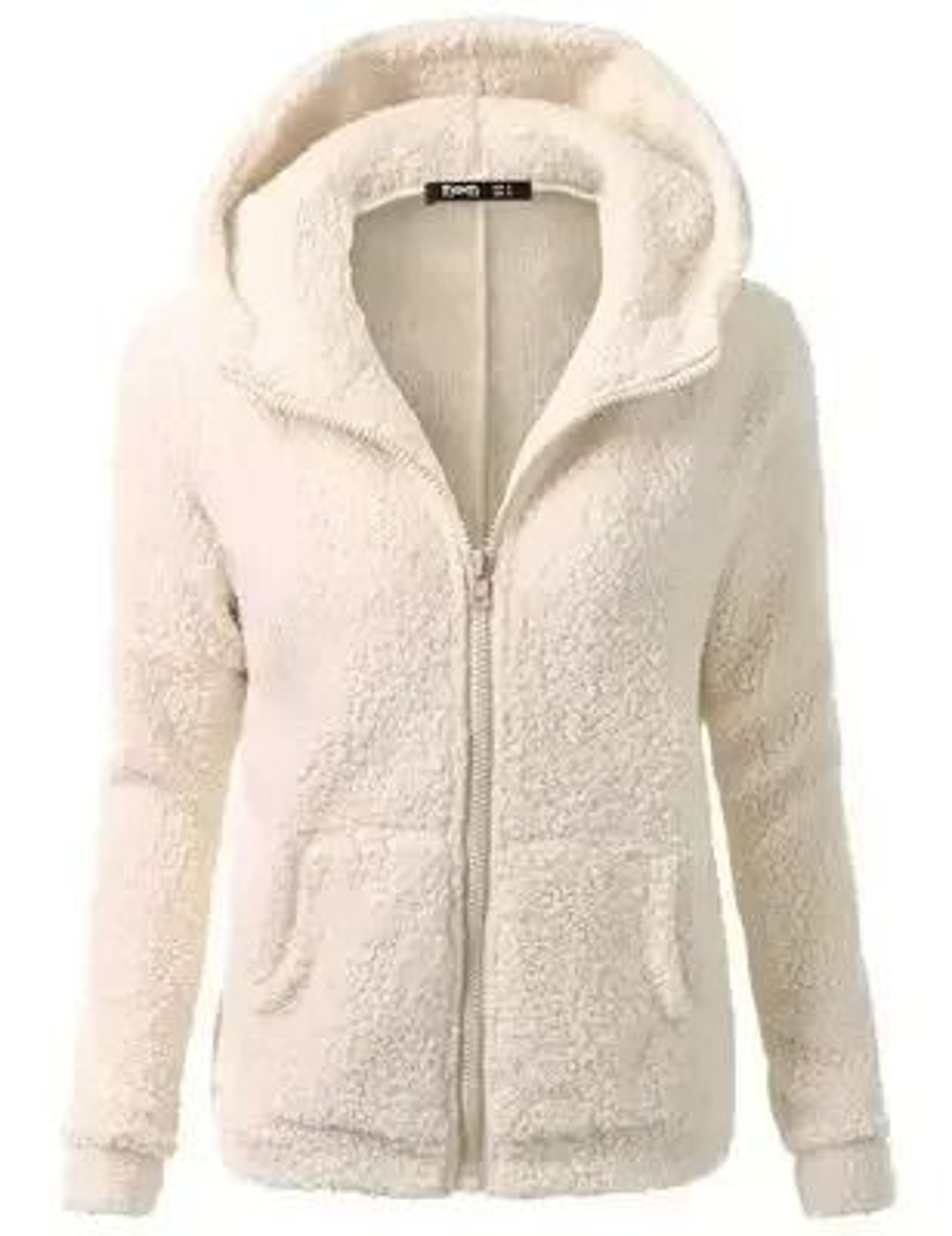 Autumn Winter Warm Hoodie Zipper Coat Solid Soft Fleece Womens Jacket 7