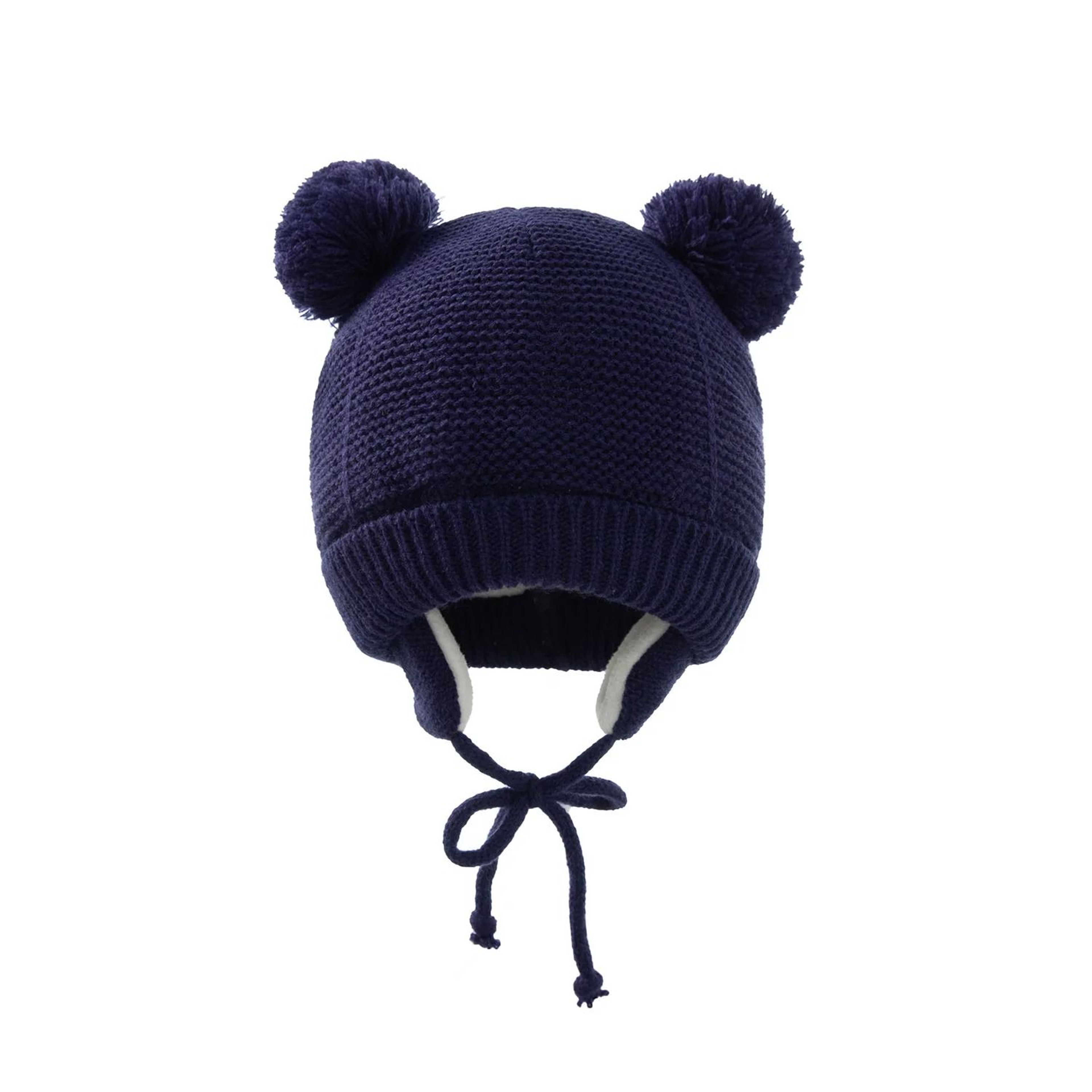 Winter Baby Knit Hat  Fleece Glove Set Thick Ear Protection Bonnet 8