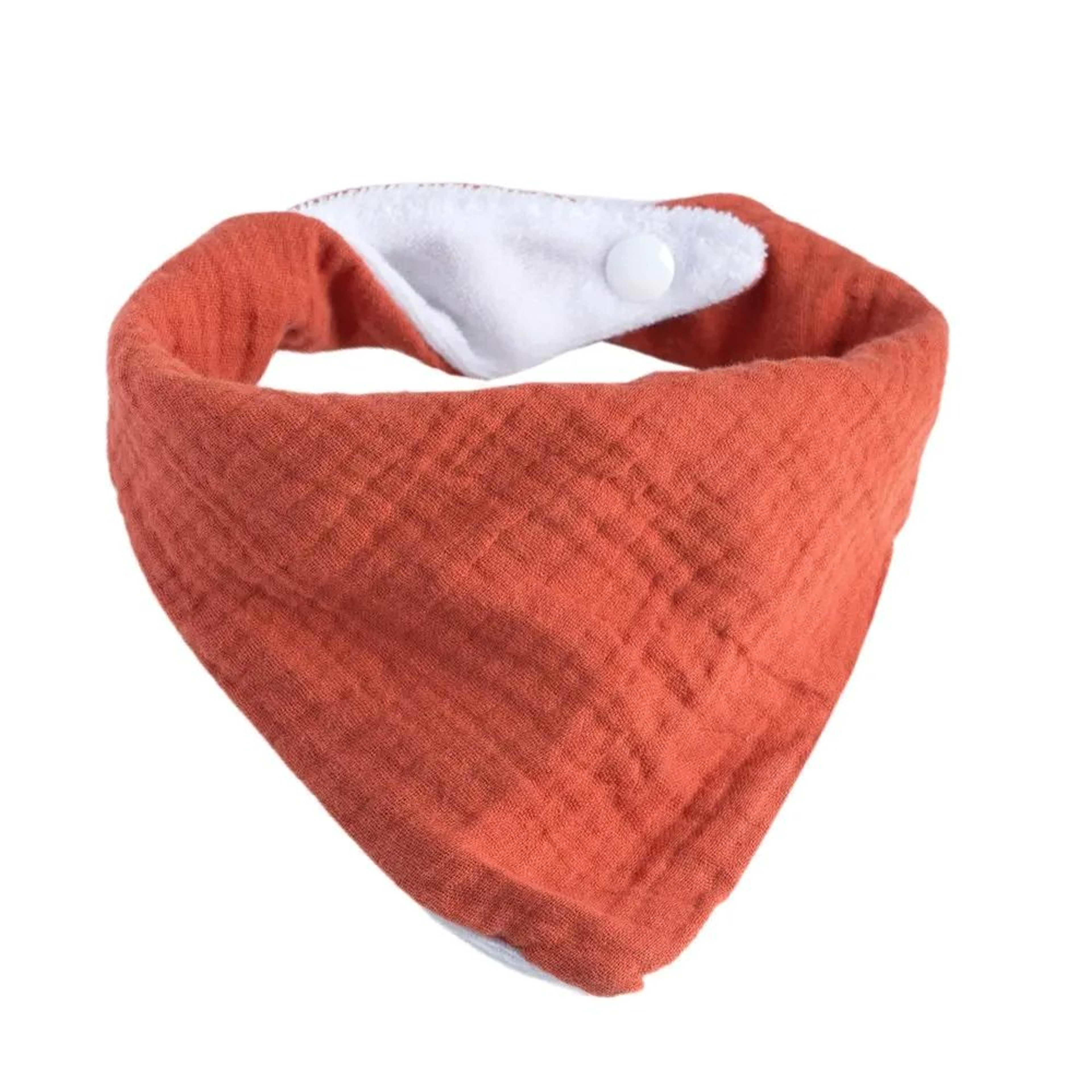Baby Infant Cotton  Terry Absorbent Triangle Scarf Feeding Saliva Towel 4