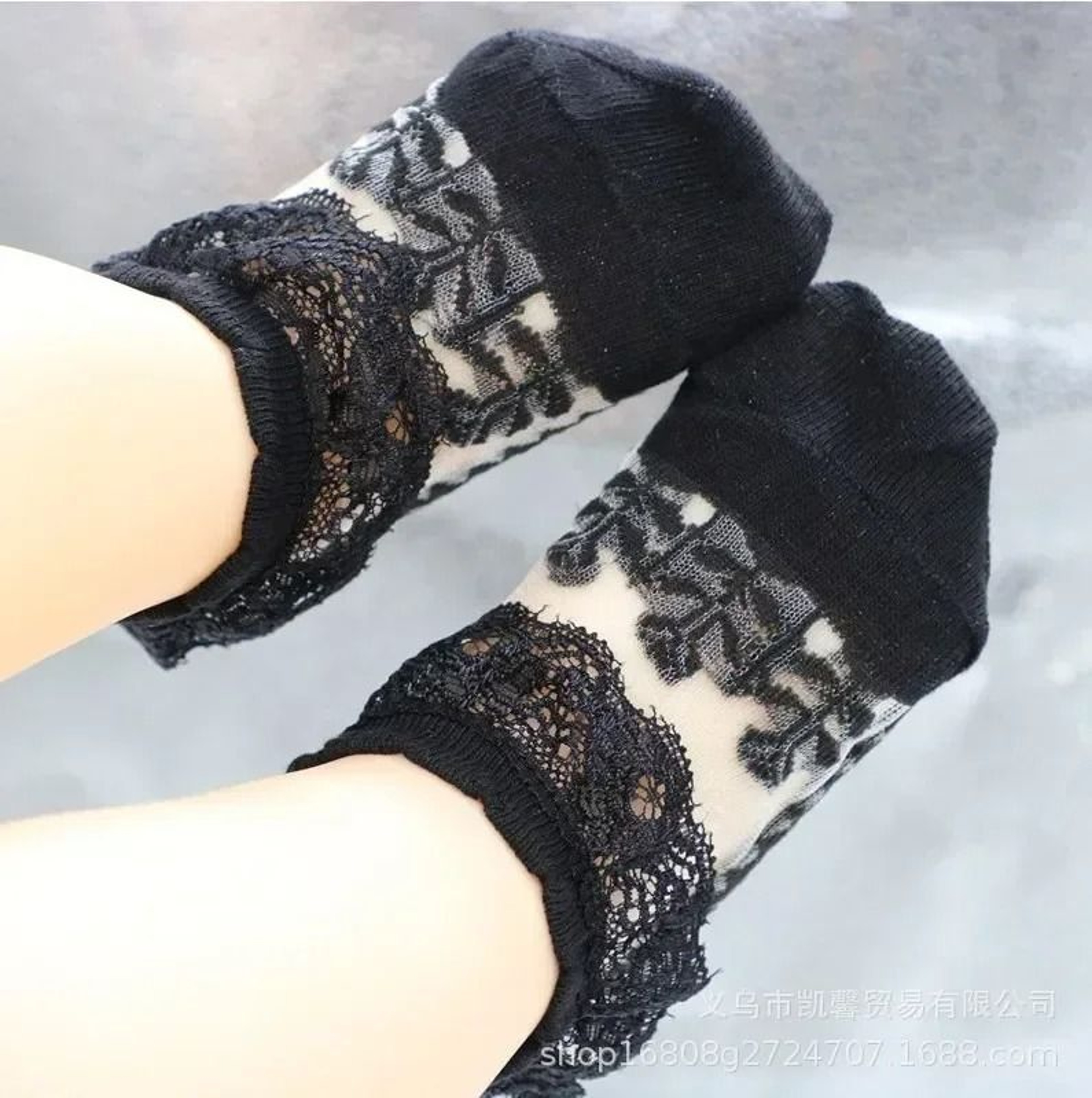 Baby Girl Ruffle Princess Socks Lace Flower Mesh Socks For Toddlers 11