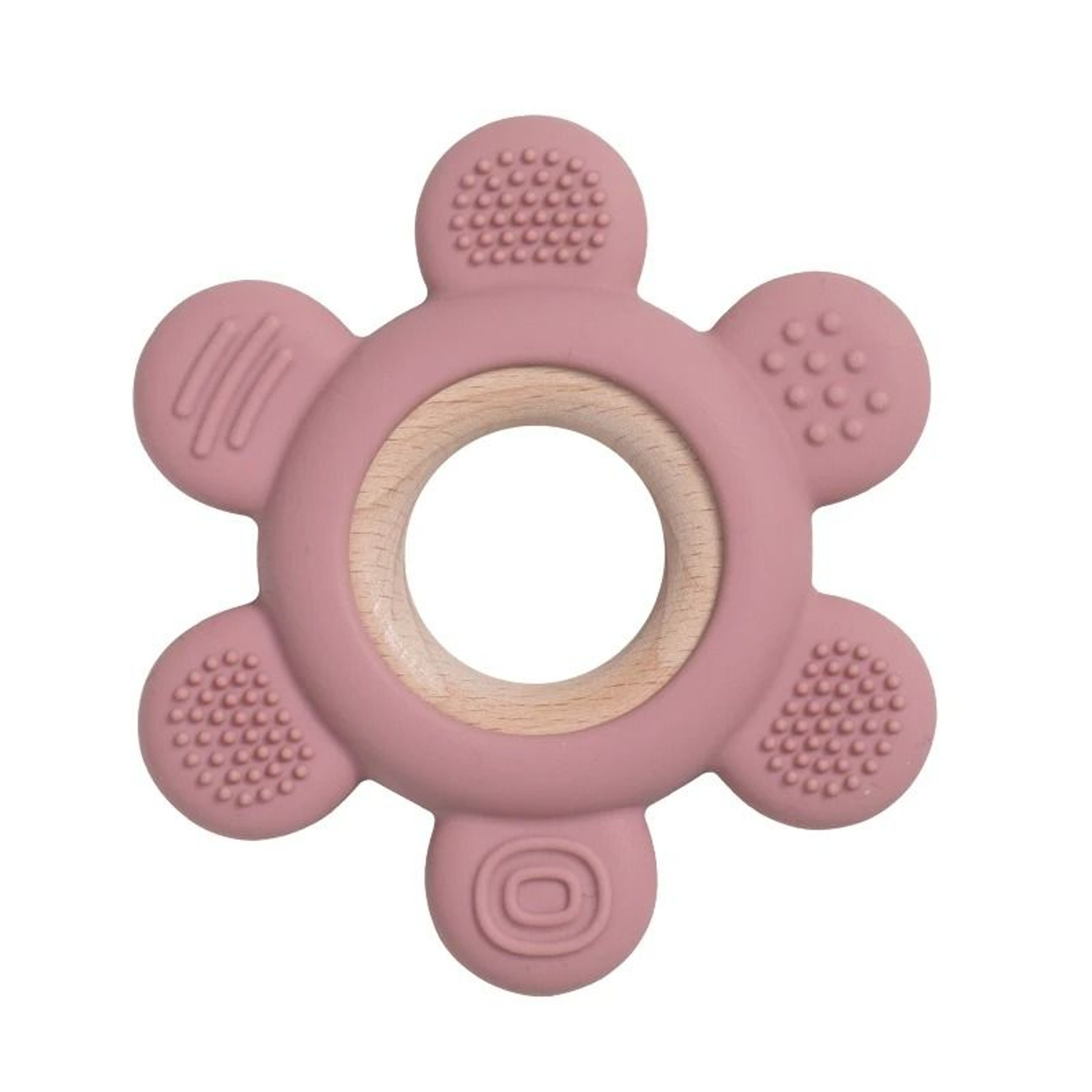 FruitTheme Silicone  Wooden Baby Teether  BPAFree Infant Chewing Toy 12