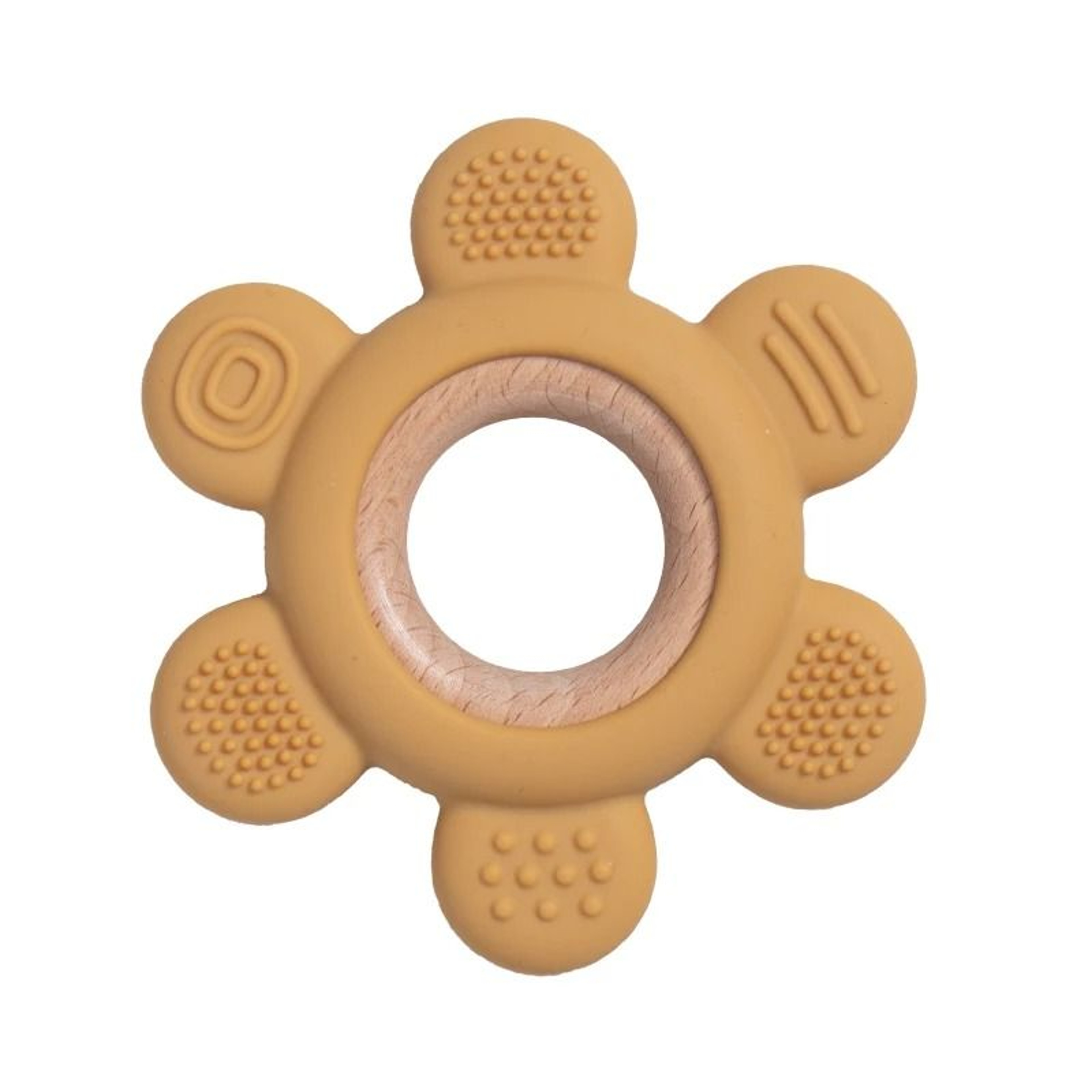 FruitTheme Silicone  Wooden Baby Teether  BPAFree Infant Chewing Toy 17