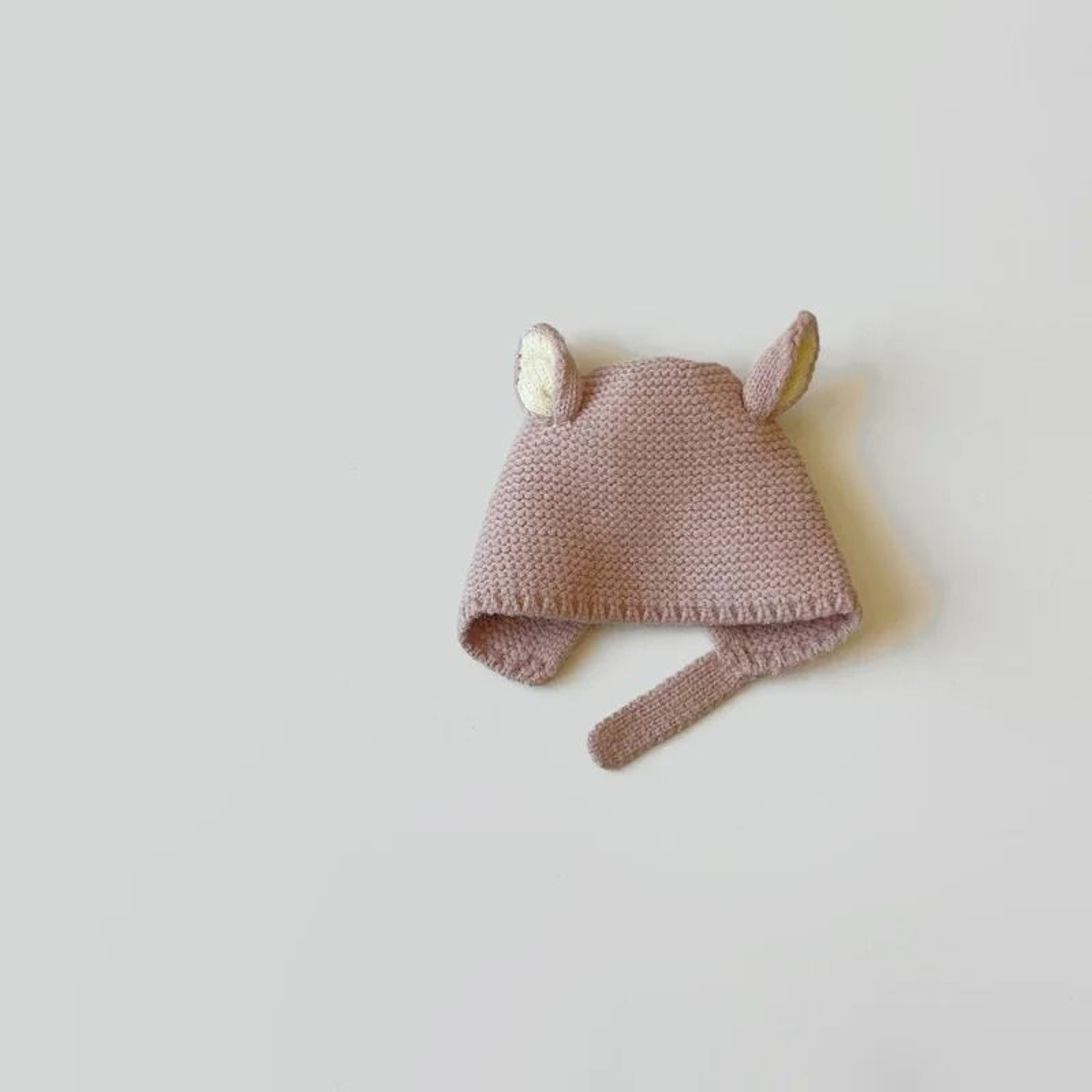 LeporidaeKinetic Knitted Beanie  Premium Rabbit Ear Wool Hat For Infants 12