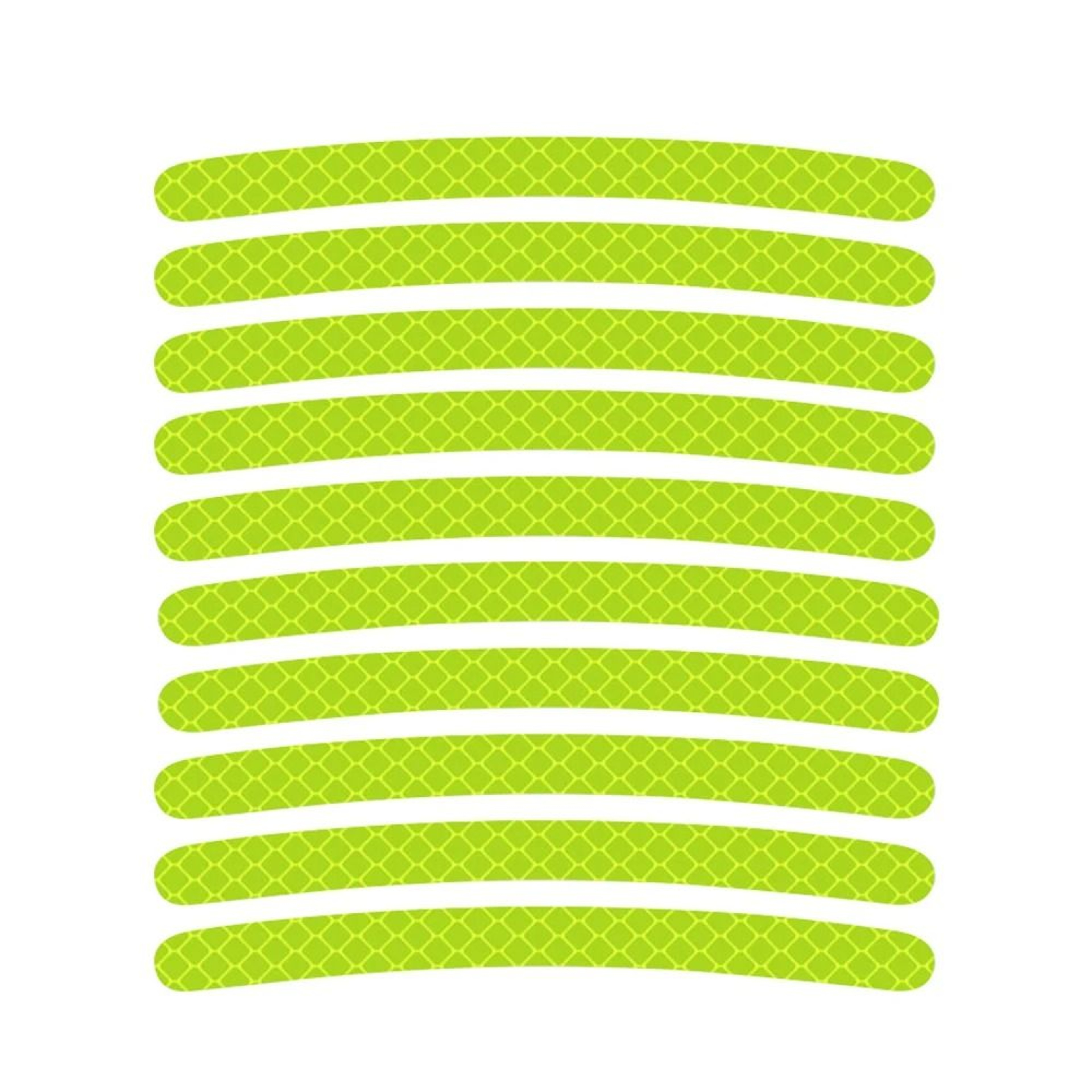20Piece HighVisibility Hub Decals And Rainbow Fluorescent Reflective Safety Tape 9