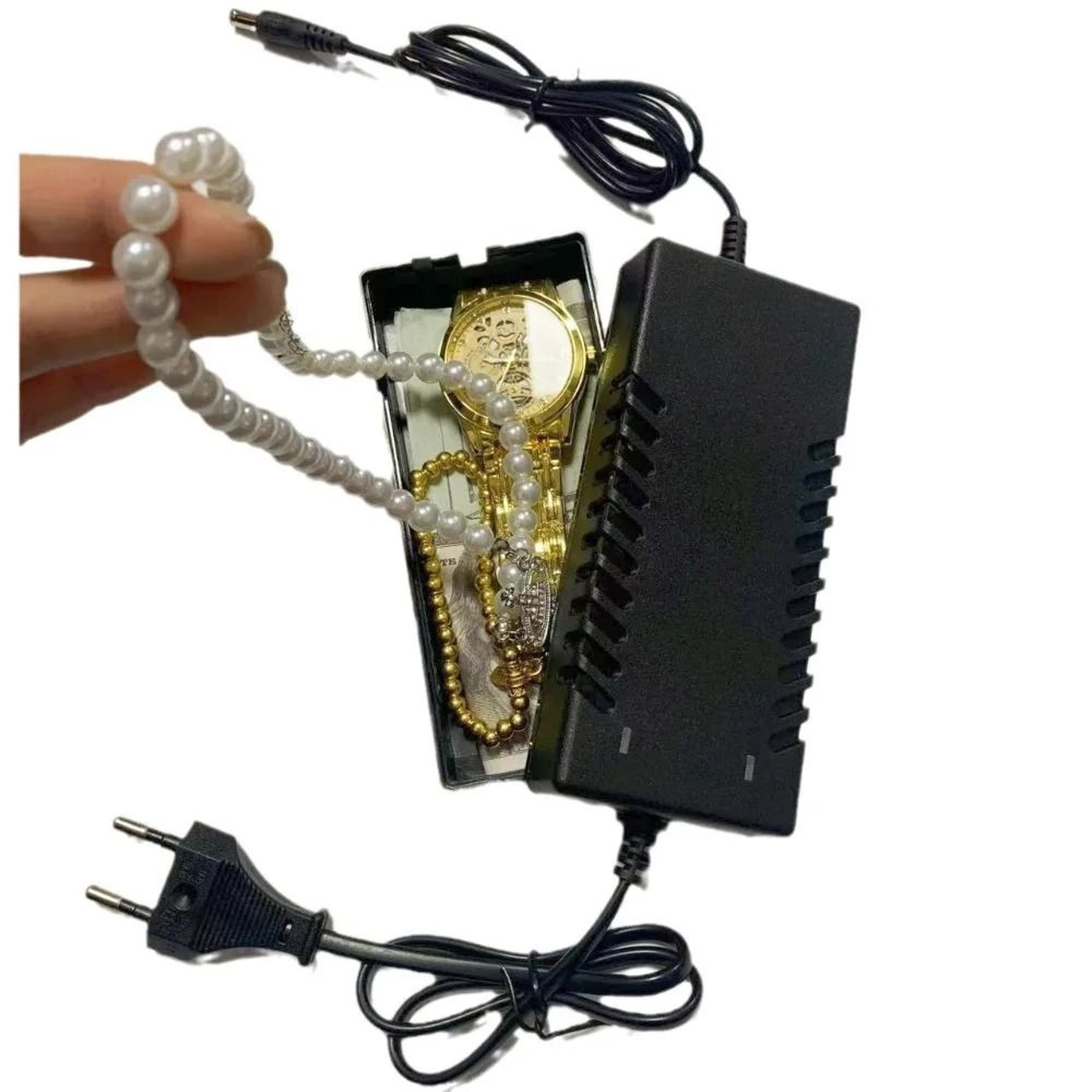 Fake Laptop Charger Secret Diversion Safe And Hidden Storage Box For Valuables 2