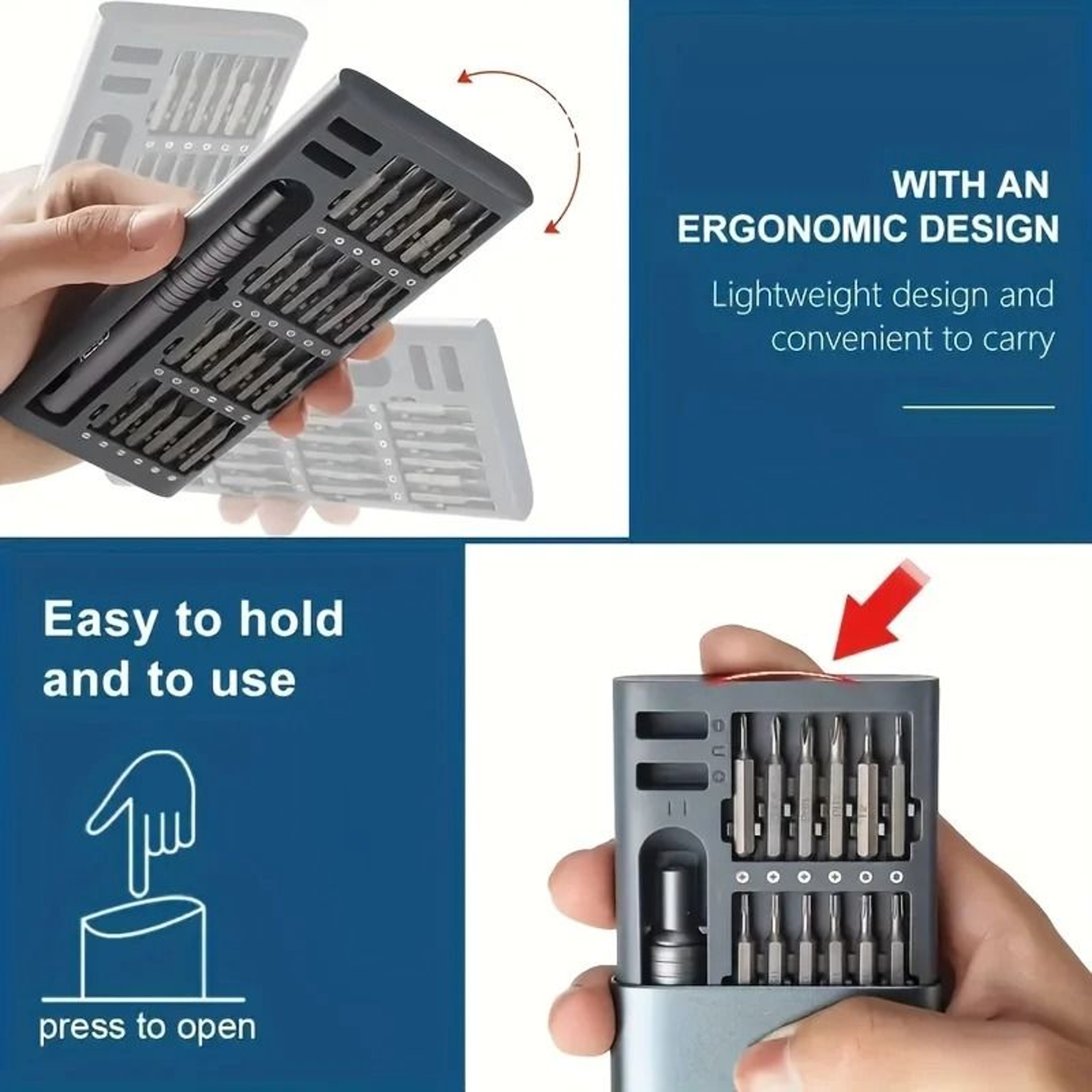 25in1 Precision Magnetic Screwdriver Set And Professional Repair Tool Kit 2