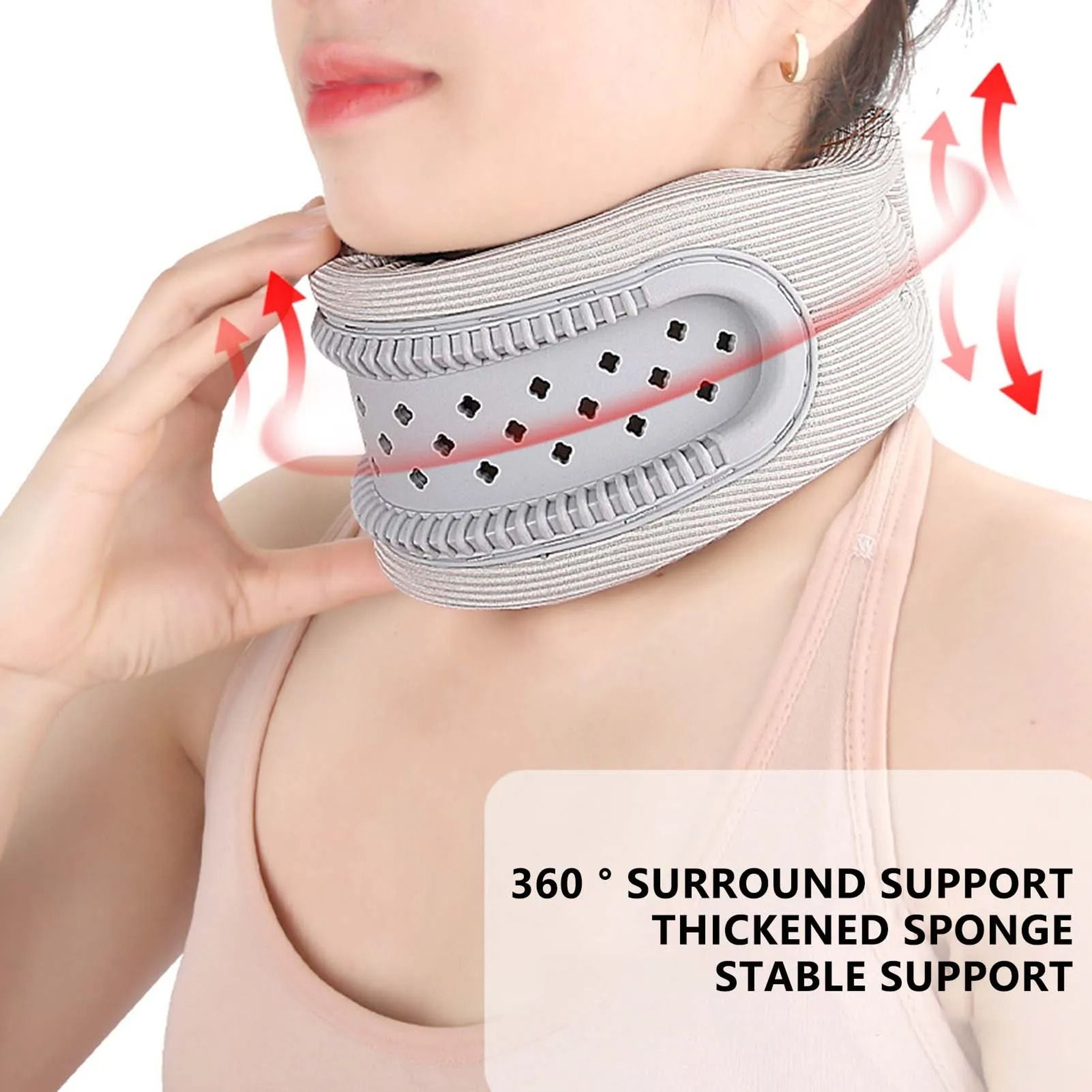 Soft Foam Neck Brace Protector And HighPerformance Cervical Spine Stabilization System 1