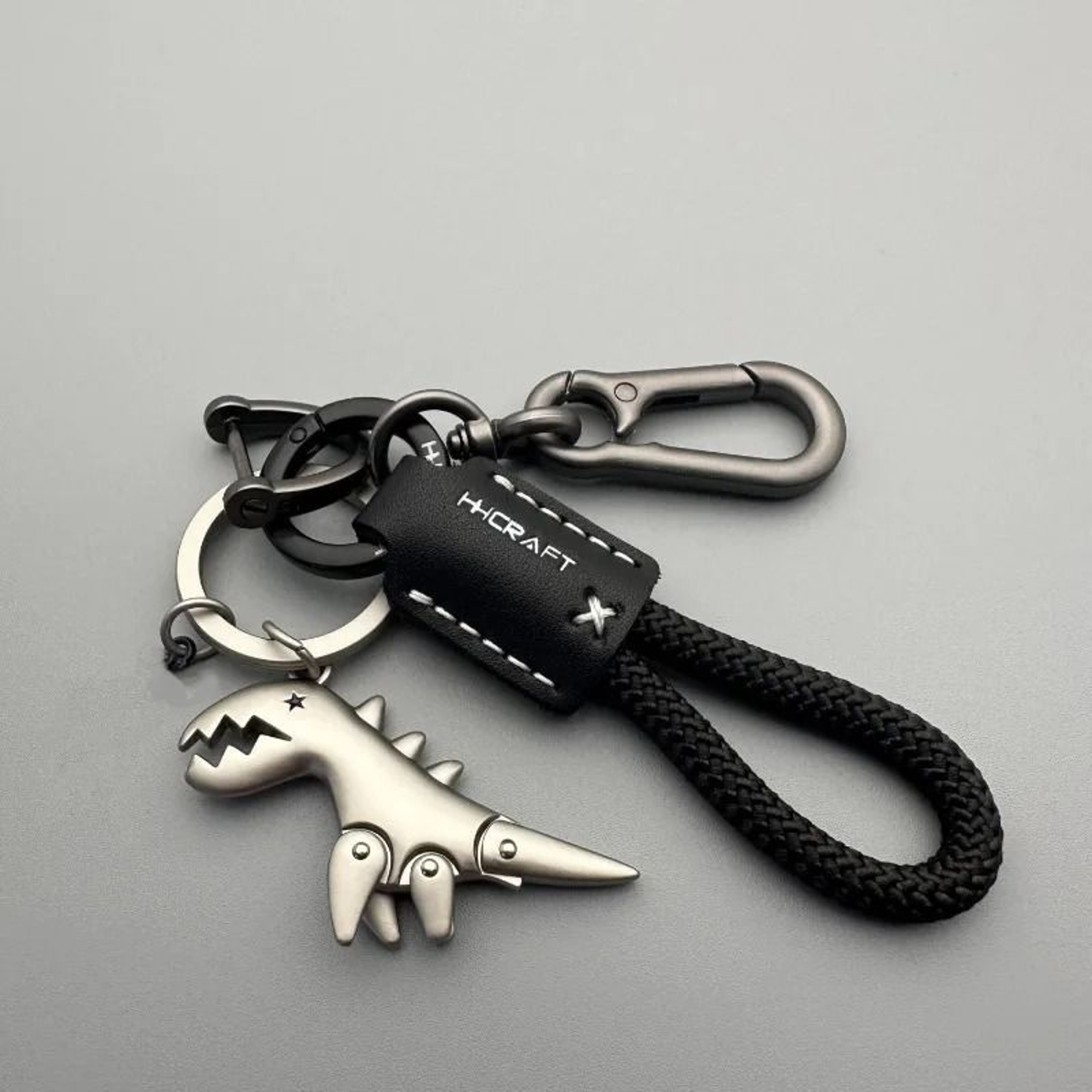 Leather Woven Rope Keychain And HighFidelity Asset Retention Architecture 3