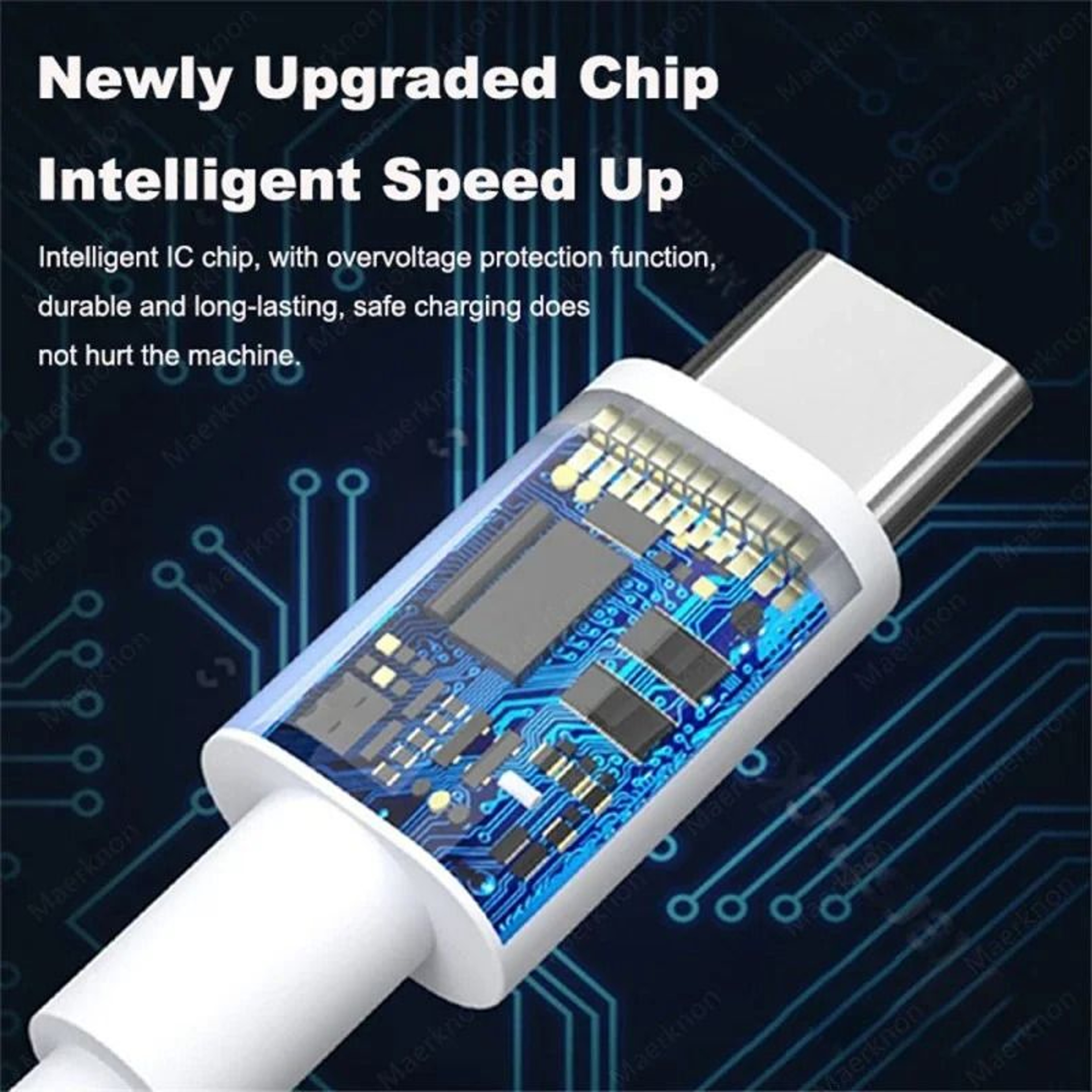 120W 10A HighSpeed USBA To TypeC Super Fast Charging Data Cord 2