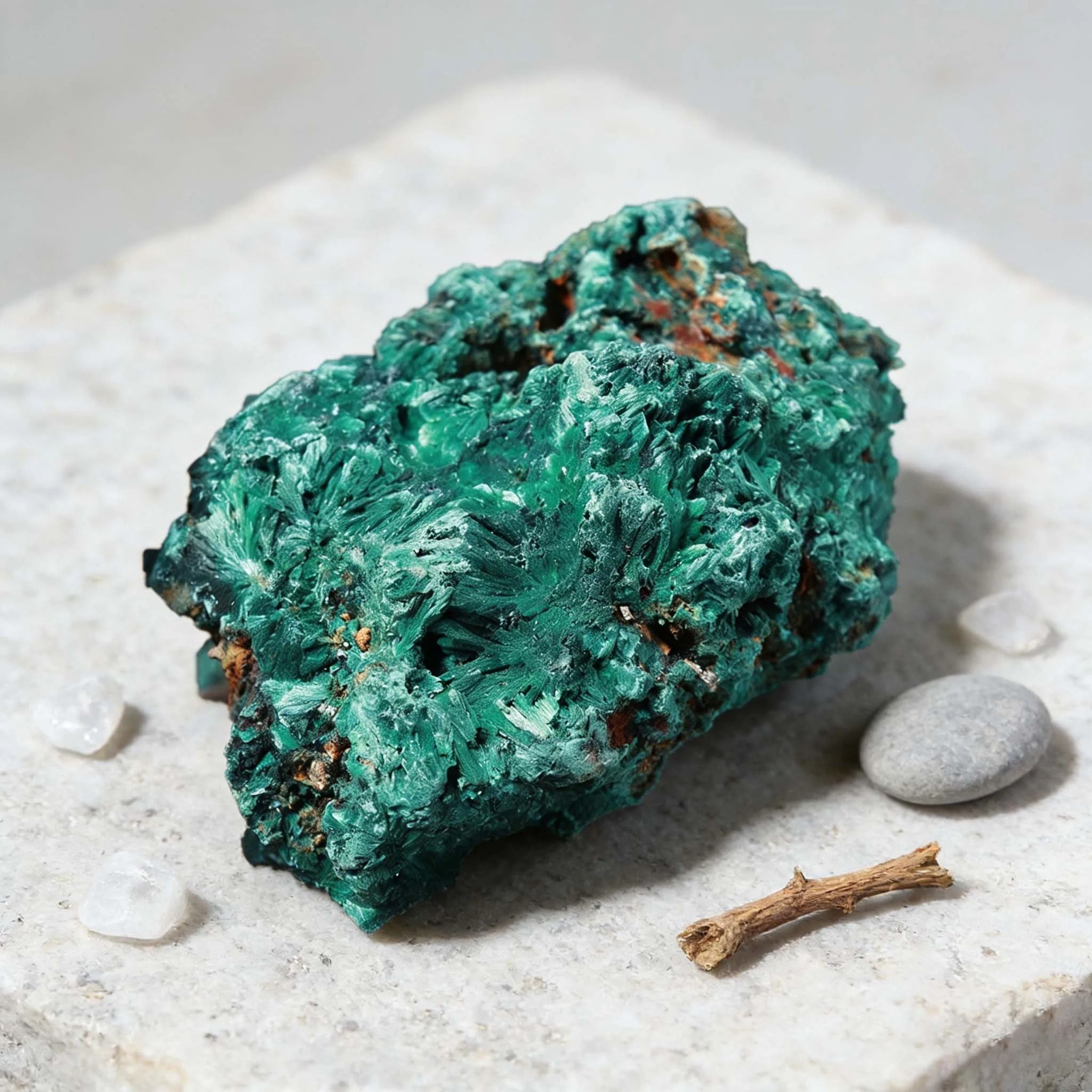 Natural Raw Malachite Specimen 3