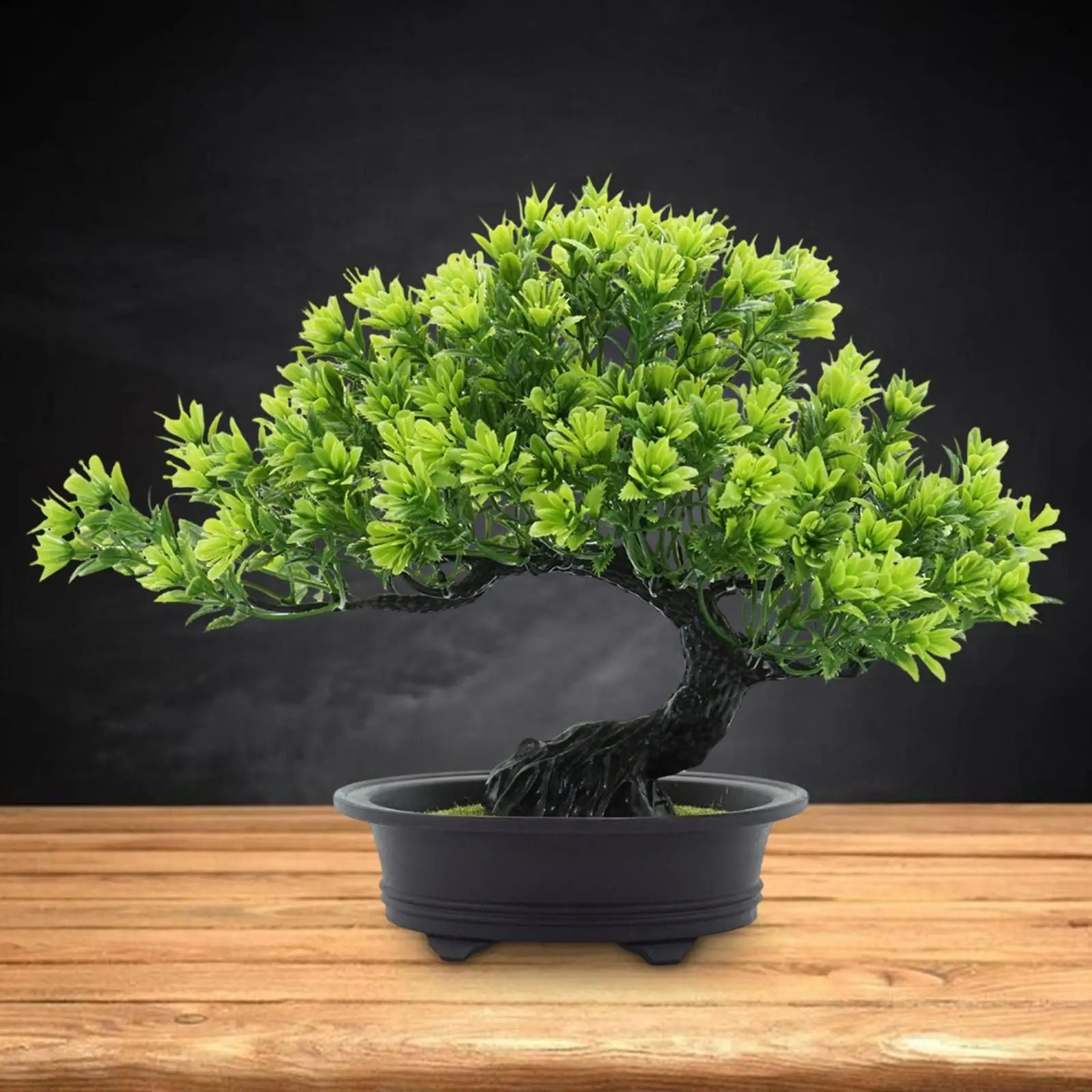 Artificial Bonsai Tree Japanese Pine For Modern Home And Office Decor 12