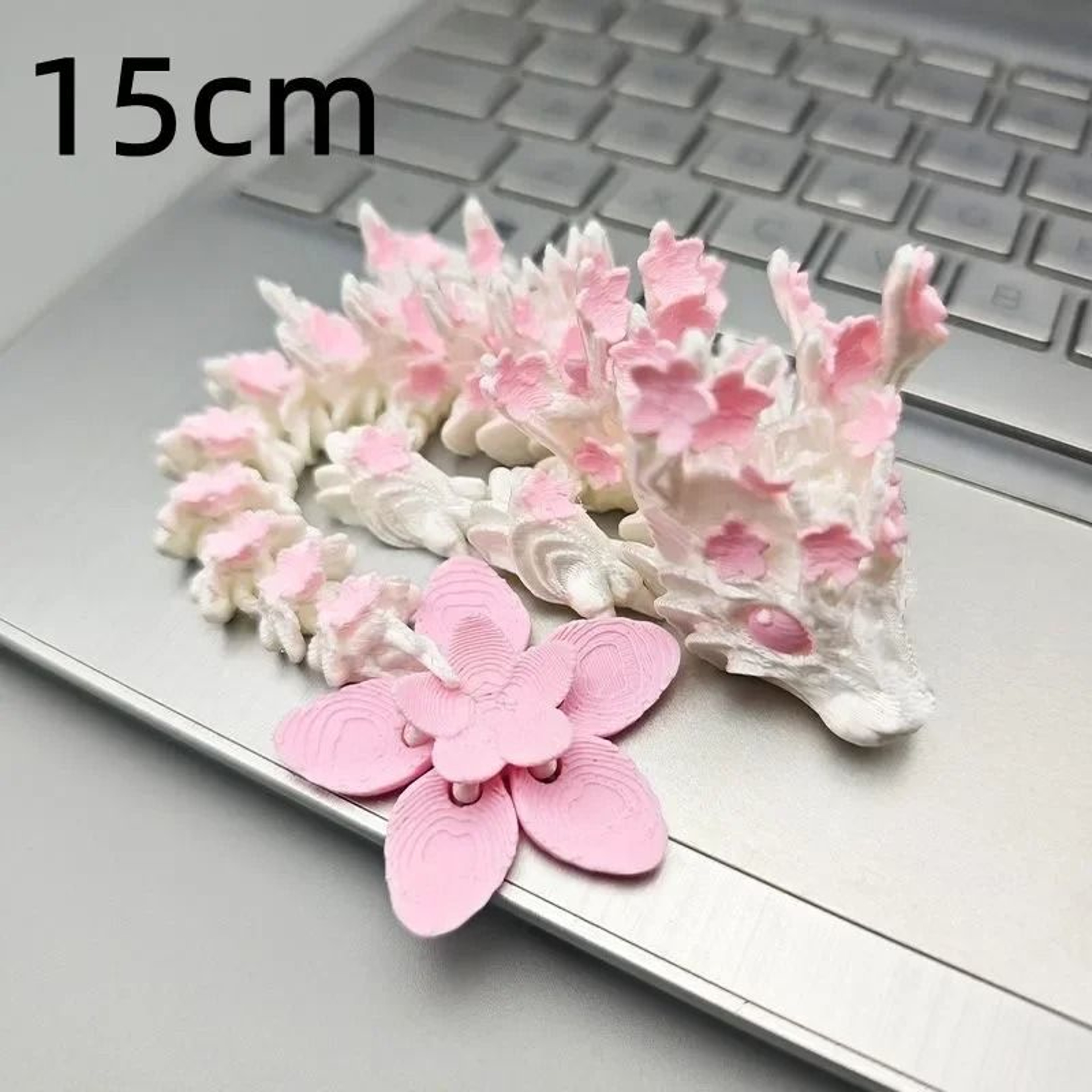 3D Printed Love Cherry Blossom Dragon Movable Joint Model 8