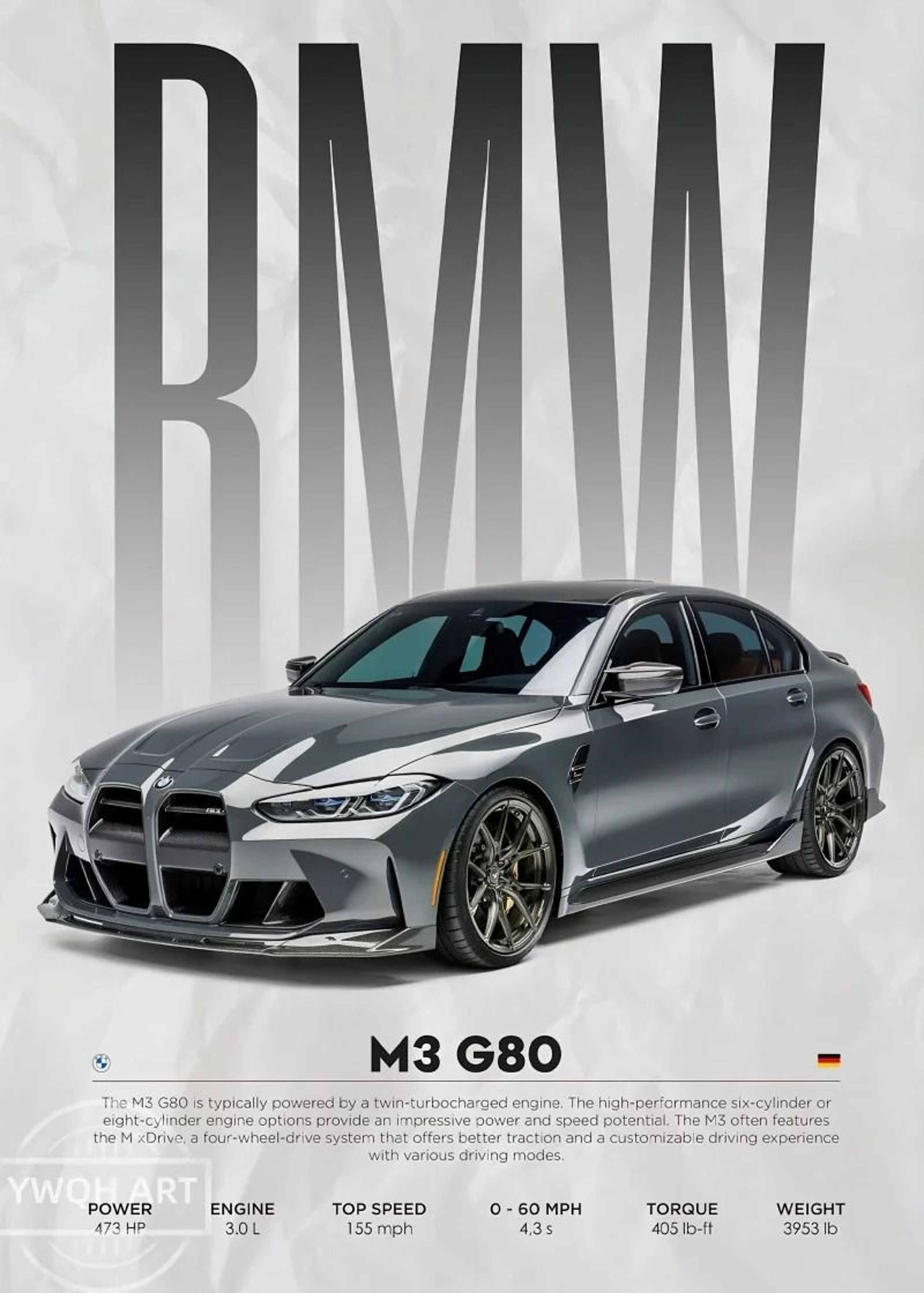 Modern Black Luxury Sports Car Mural  Famous Competition Cars Canvas Art 10