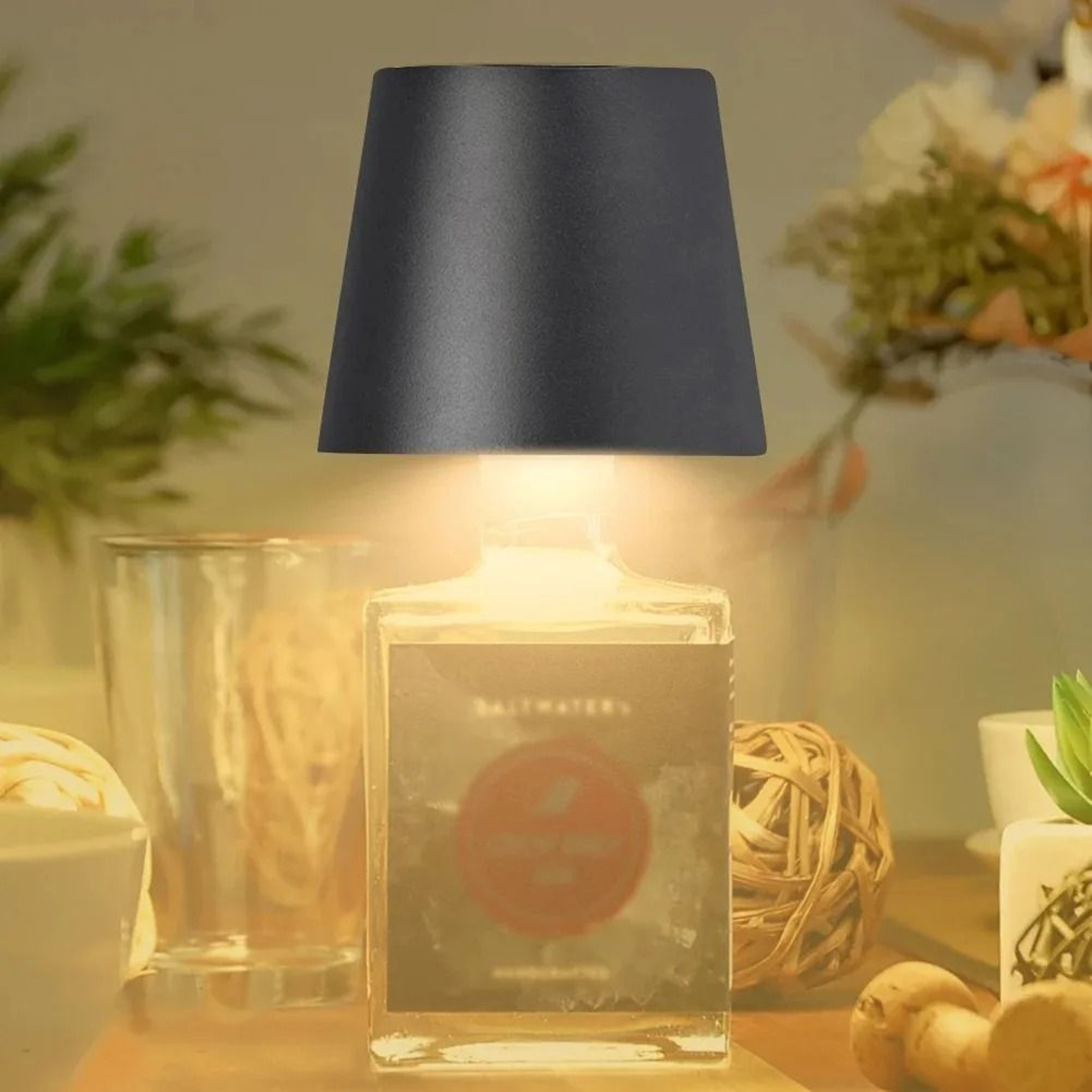 Wireless LED Wine Bottle Lamp  TouchControl Portable Table Light For Home  Bars 2