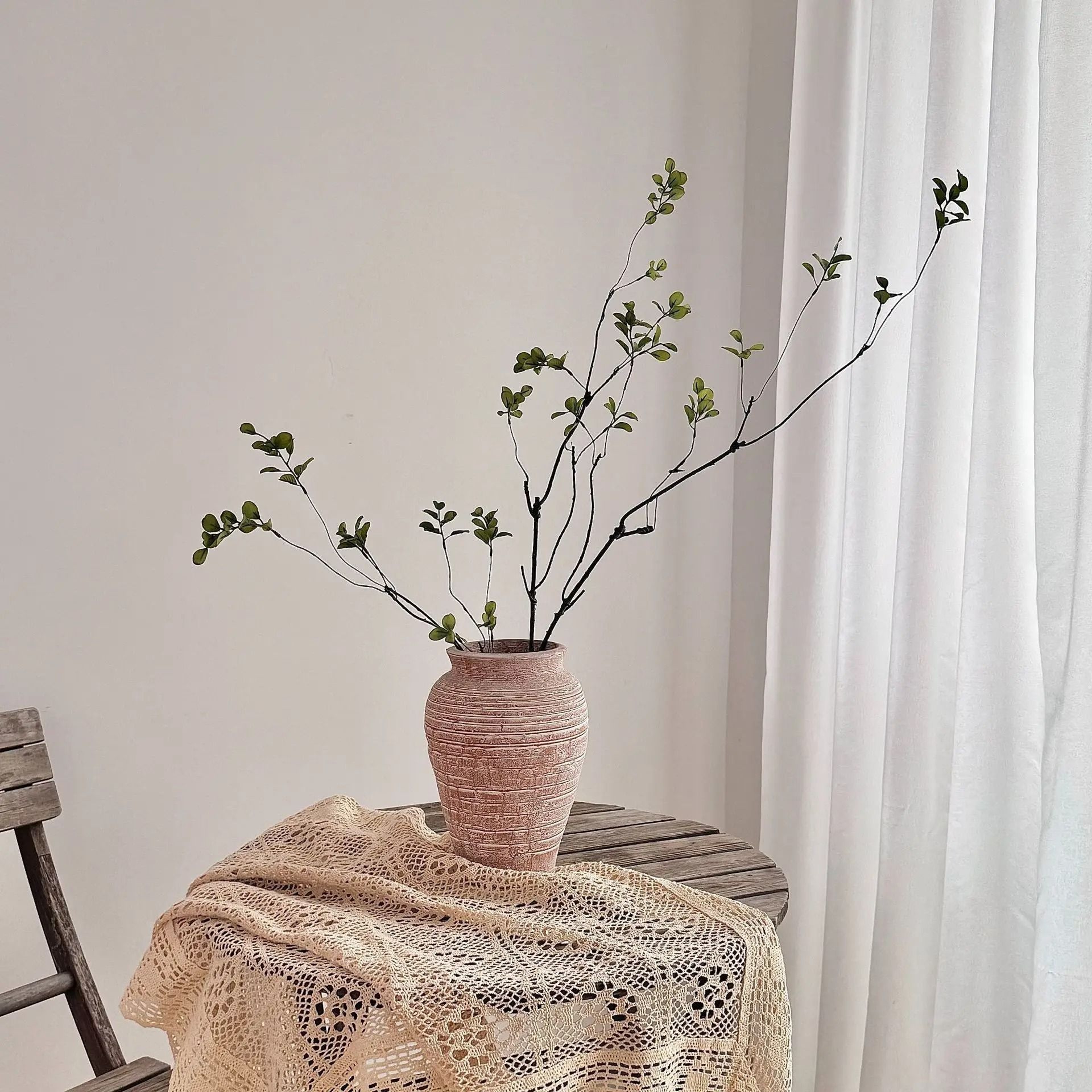 22Inch Artificial Autumn Branches  Chinese Style Faux Plant For Home  Hotel Decor 1