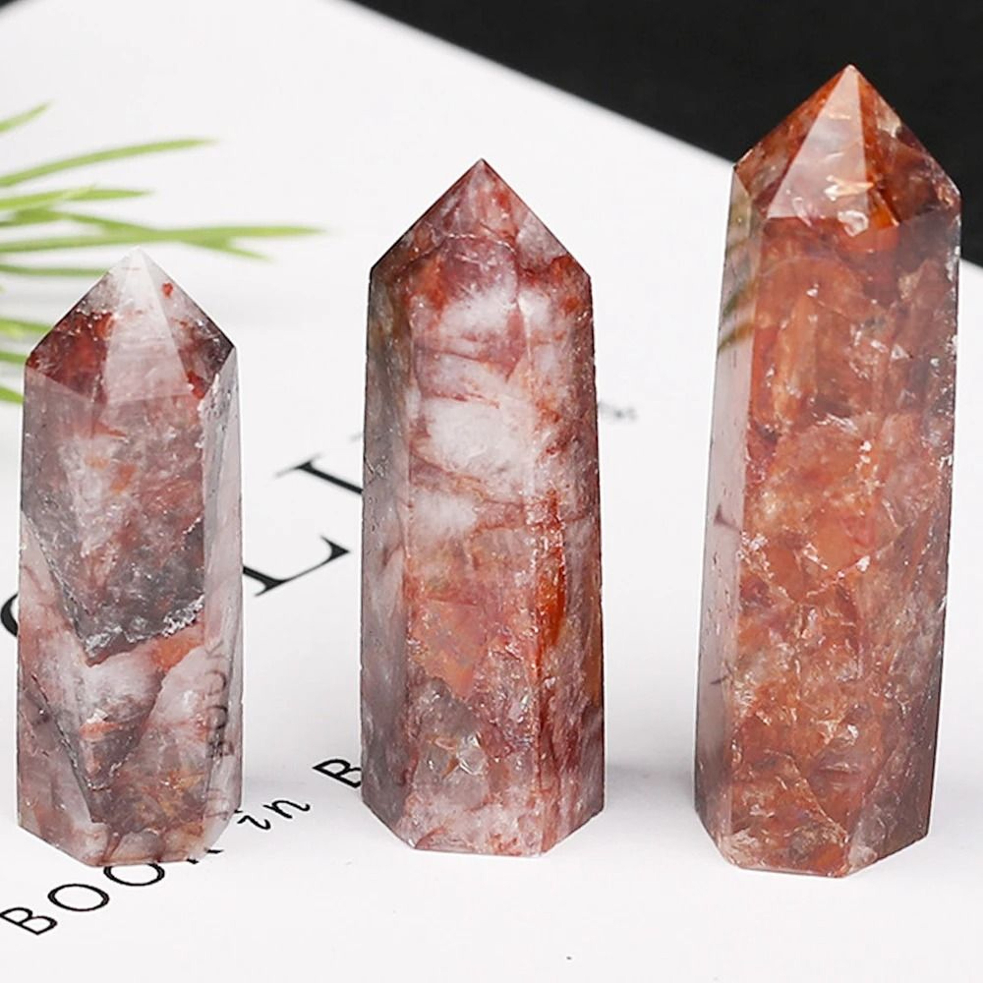 Natural Stone Crystal Point Wand  Reiki Healing Mineral Decor For Witchcraft  Meditation 23