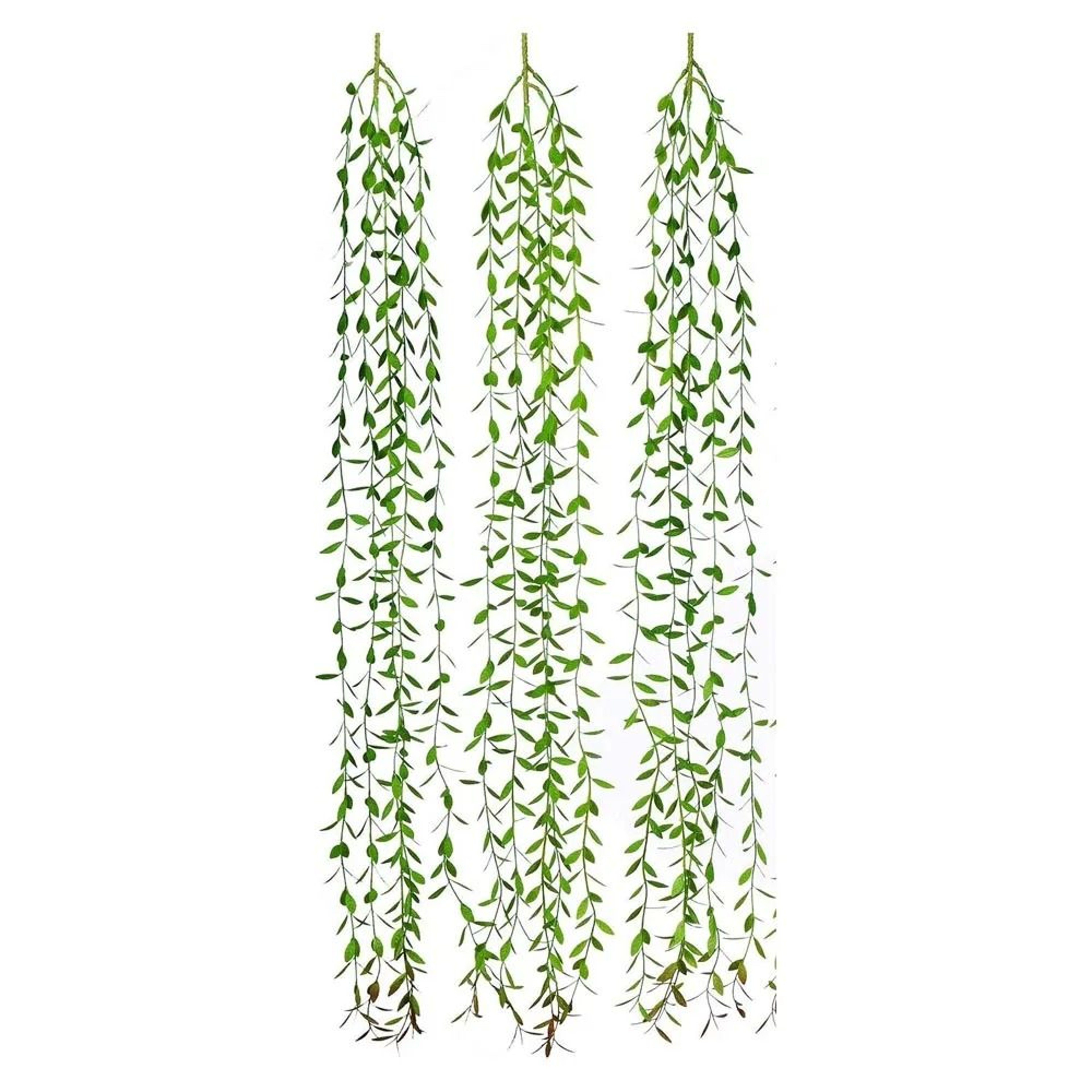 Artificial Willow Ivy Garland  Hanging Fake Vines With Fairy Lights For Wedding  Home 2