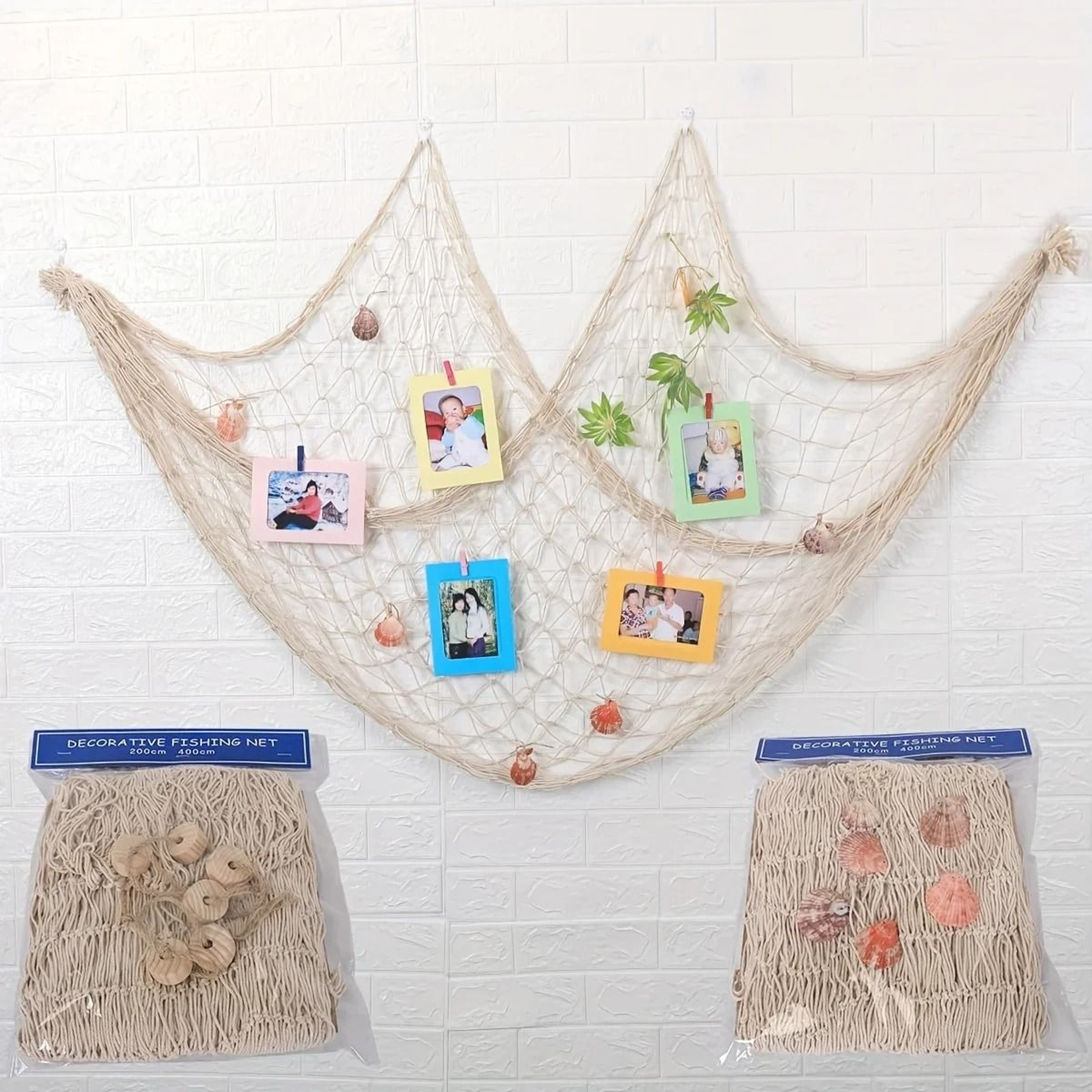 Mediterranean Naval Fishing Net  Hawaiian Ocean Theme Wall Hanging Decor 2