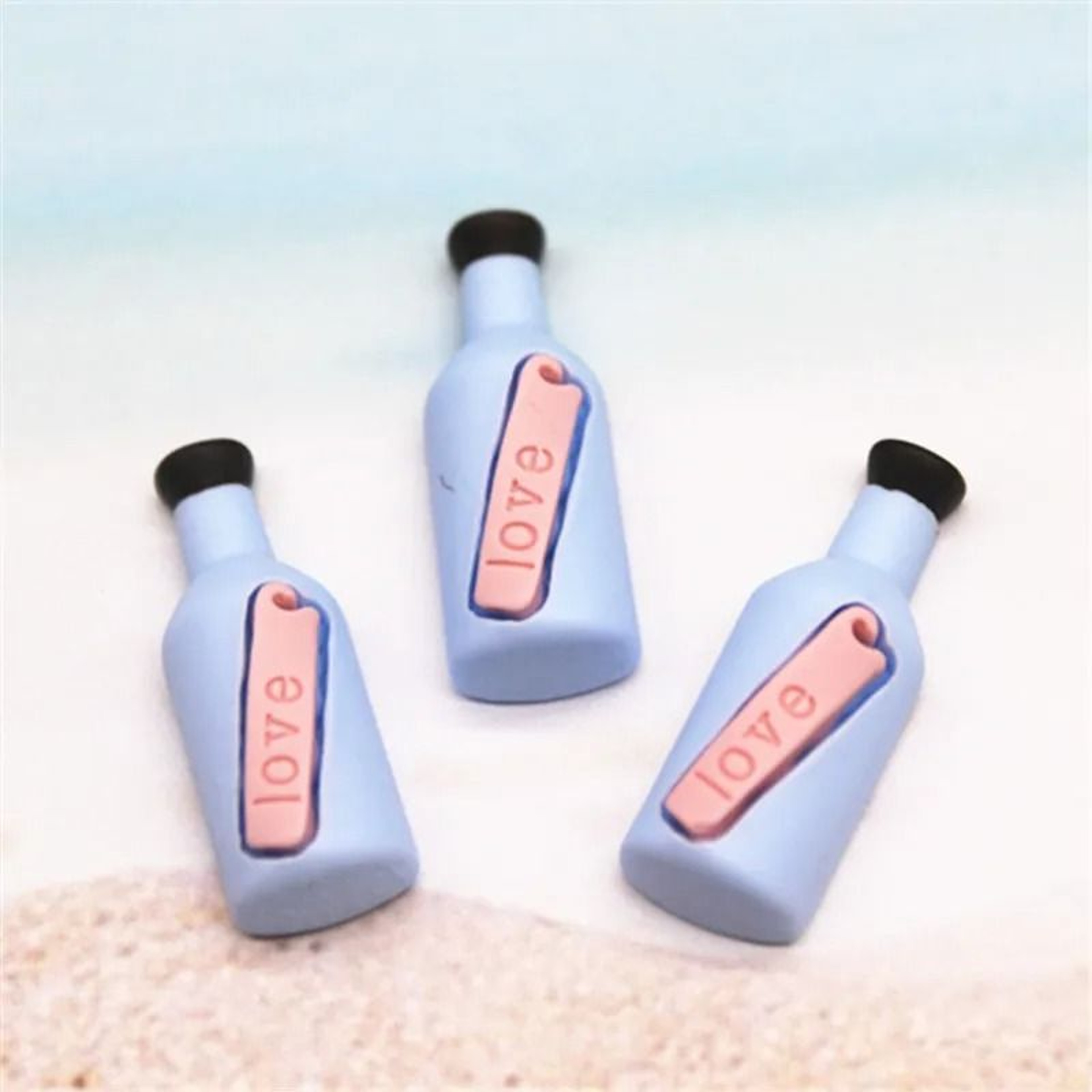 Miniature Marine Beach Resin Charms  DIY Nautical Craft  Flatback Decor Set 19