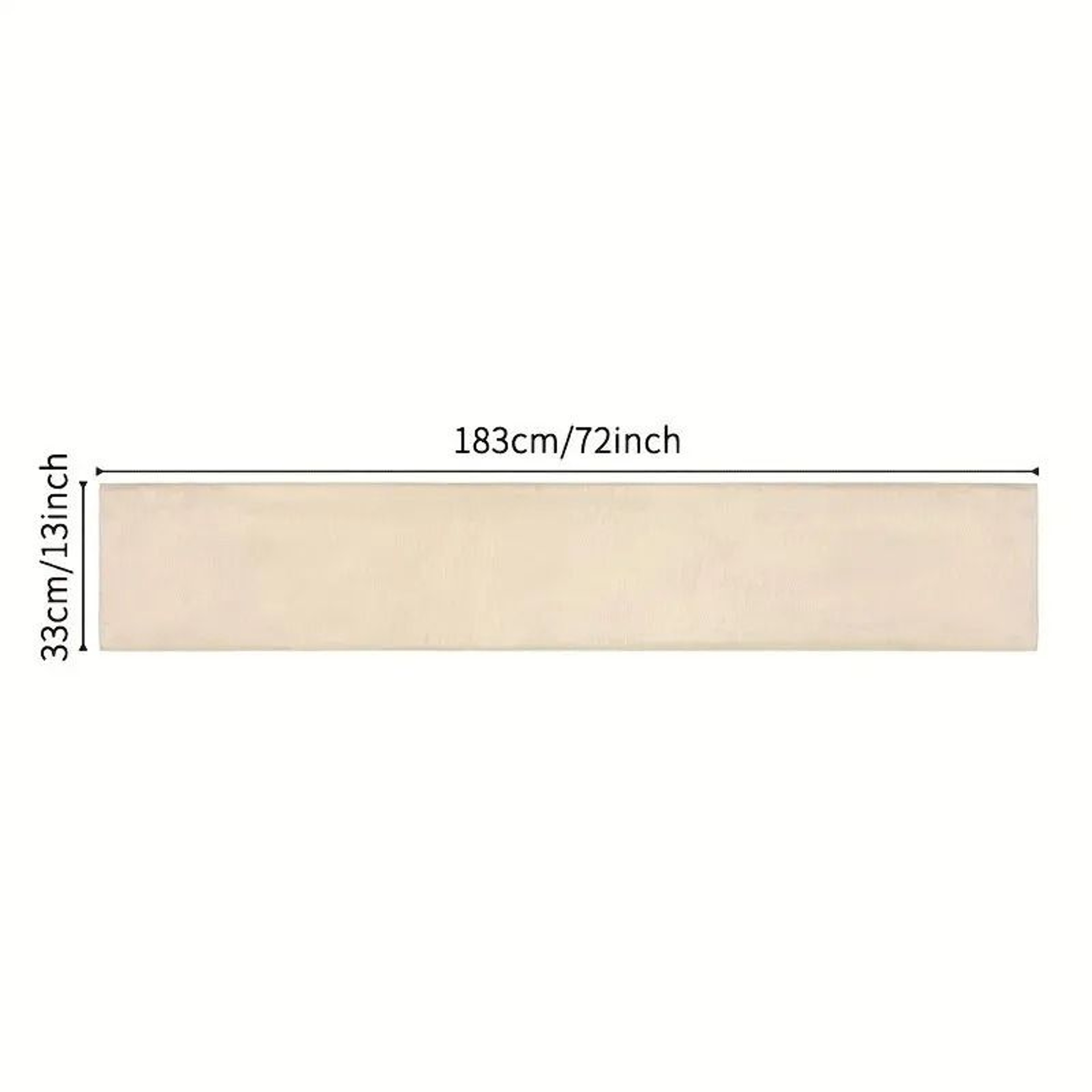 Minimalist Bohemia Plant Table Runner  Modern Linen Dining Decor 13x70 Inch 3