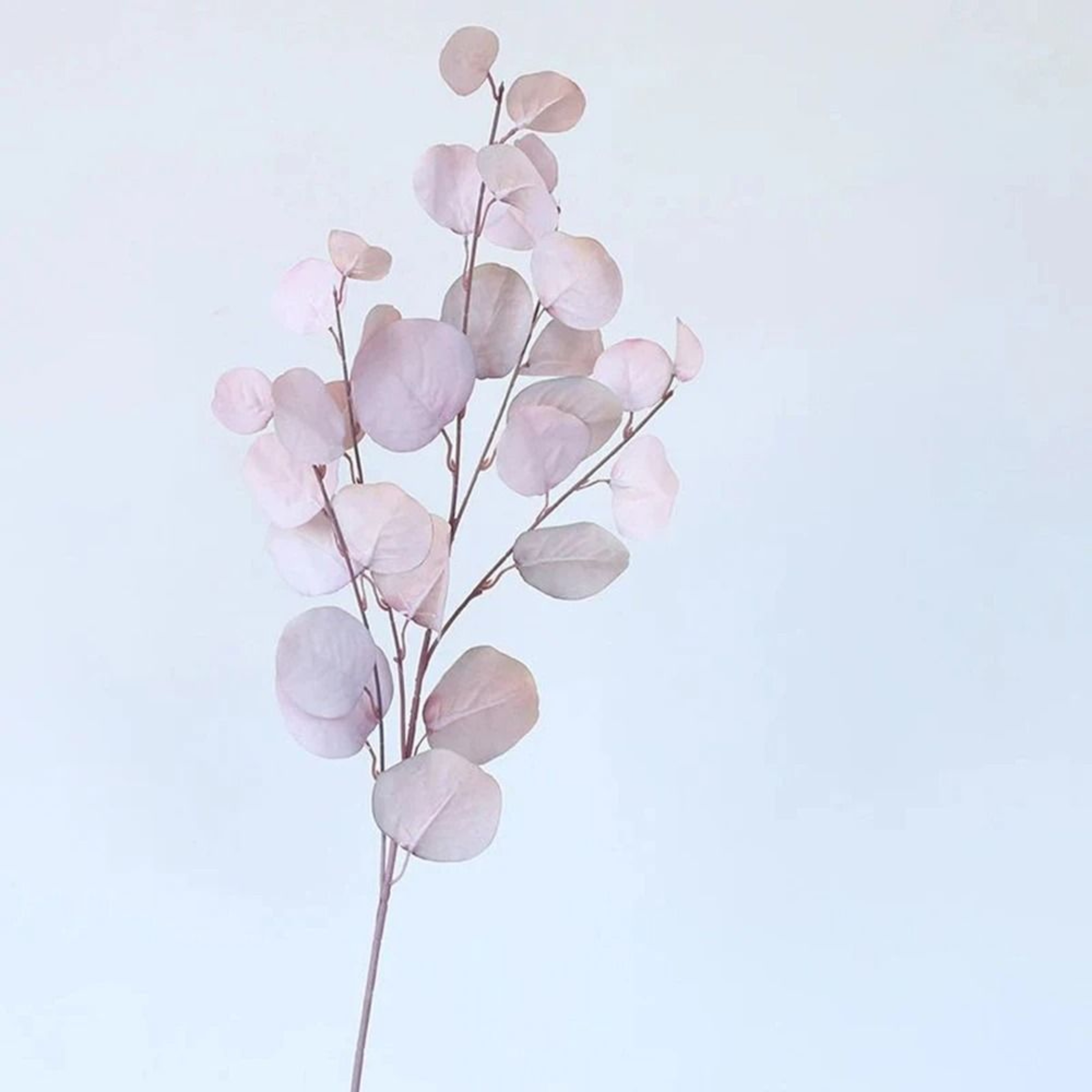 87cm Artificial Long Pole Eucalyptus  Gold  Autumn Tone Money Leaf Branch For Wedding  Modern Home  12