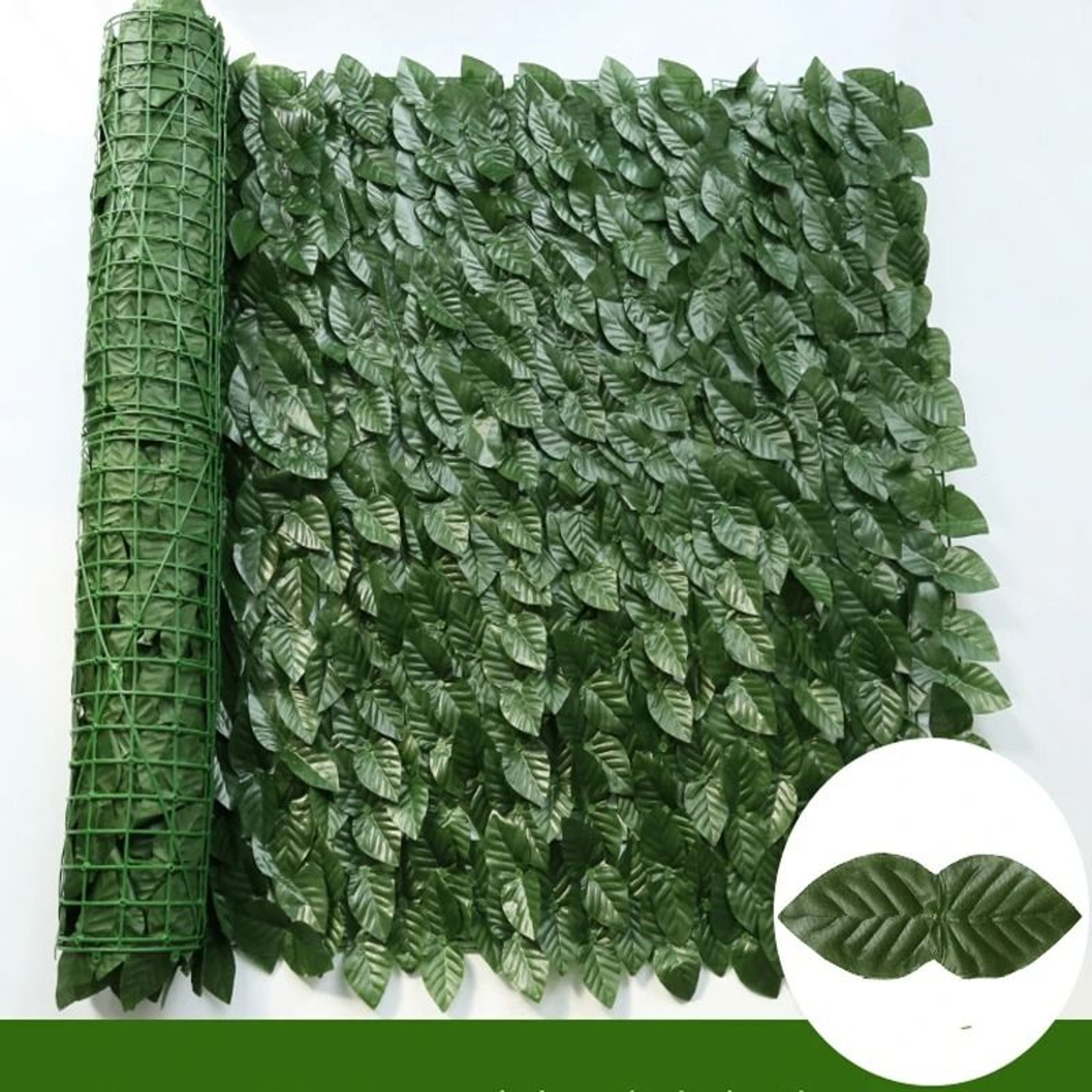 Artificial Ivy Hedge Fence Panels  Faux Ivy Privacy Screen  Green Leaf Decor For Outdoor Garden  Ba 6