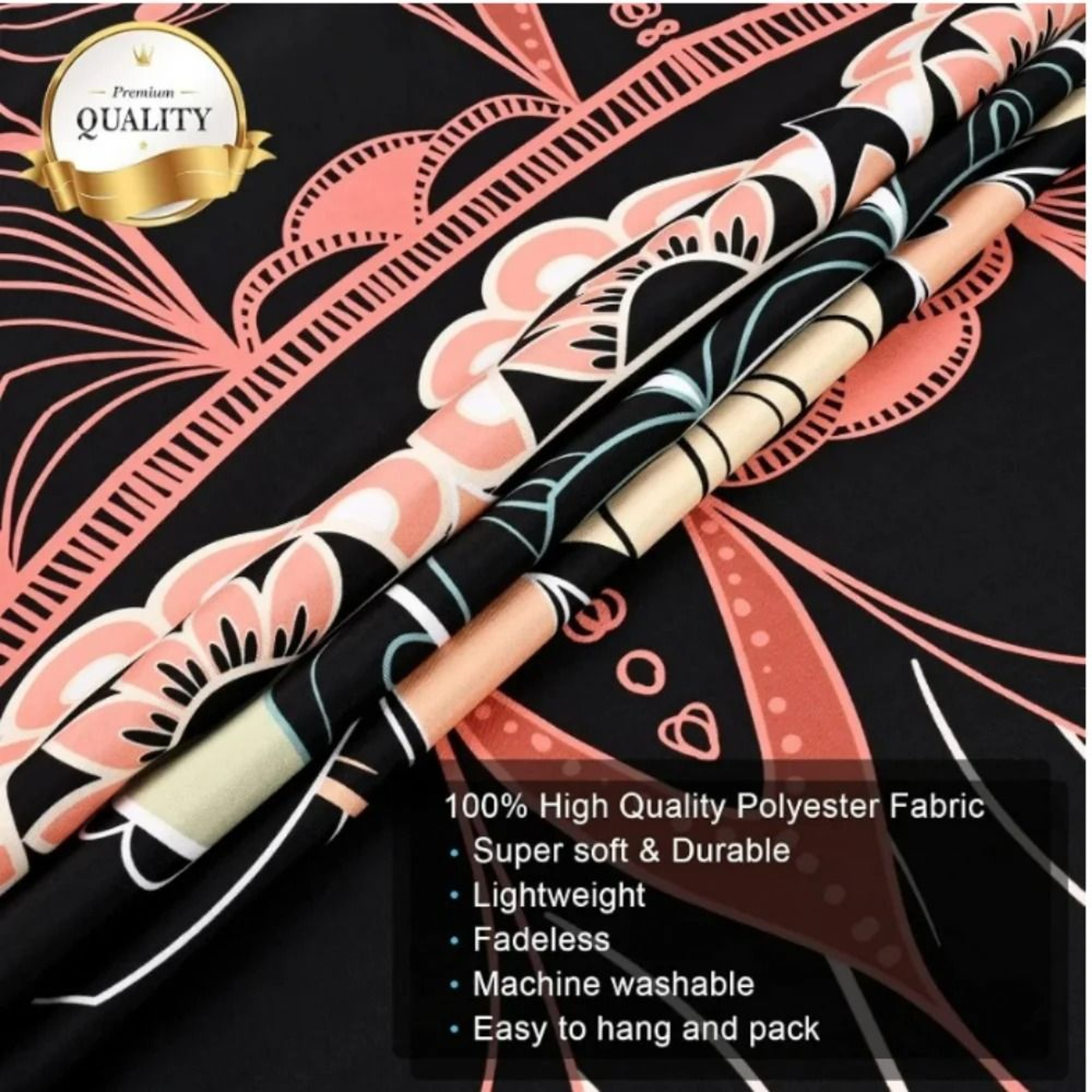 VIKAMA Neon Rock Guitar Tapestry  Electric Music Theme Wall Hanging  Trendy Cool Atmosphere Decor F 4