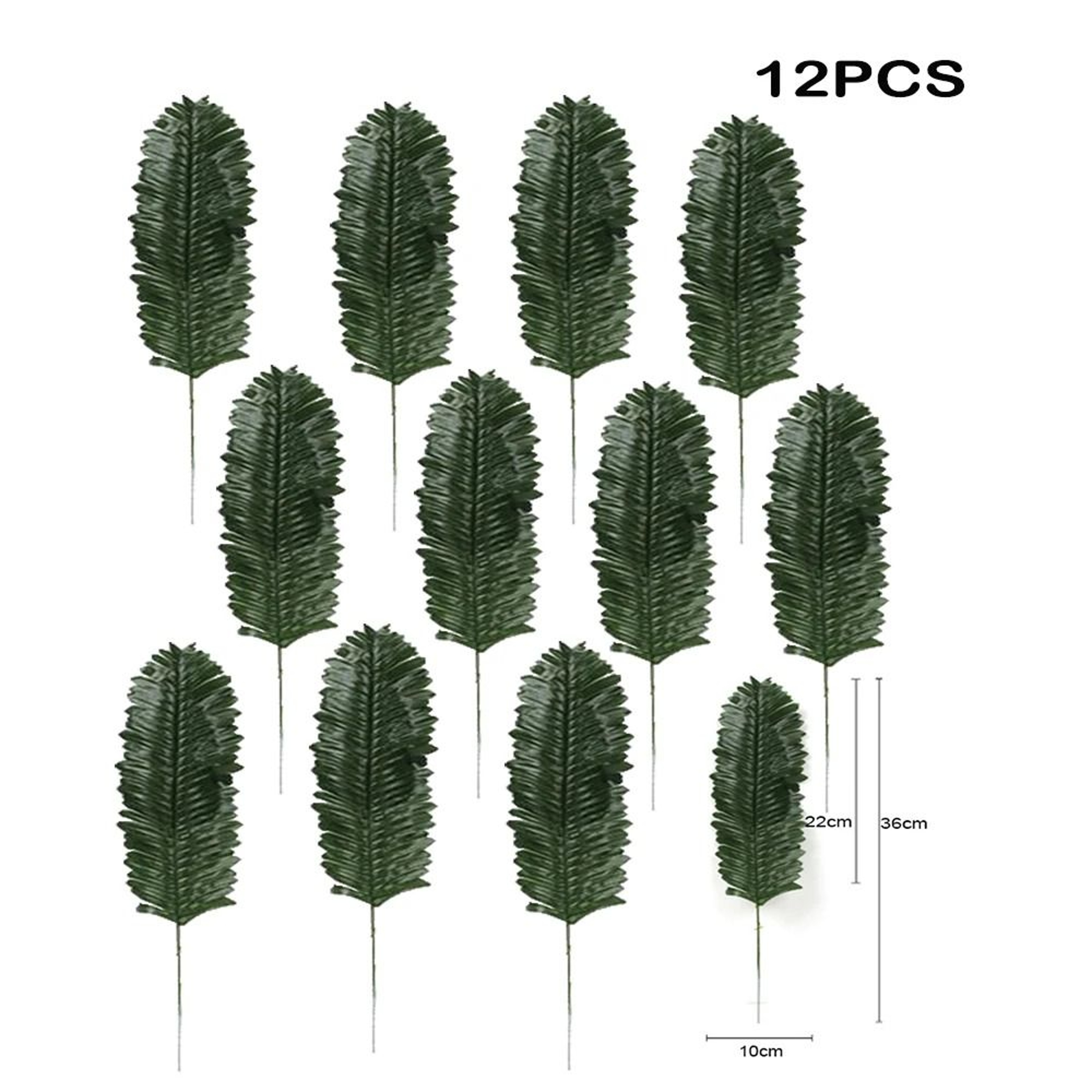 Artificial Tropical Palm Leaves  Jungle Safari Theme Party Decor  Hawaiian Luau Foliage For Birthda 12