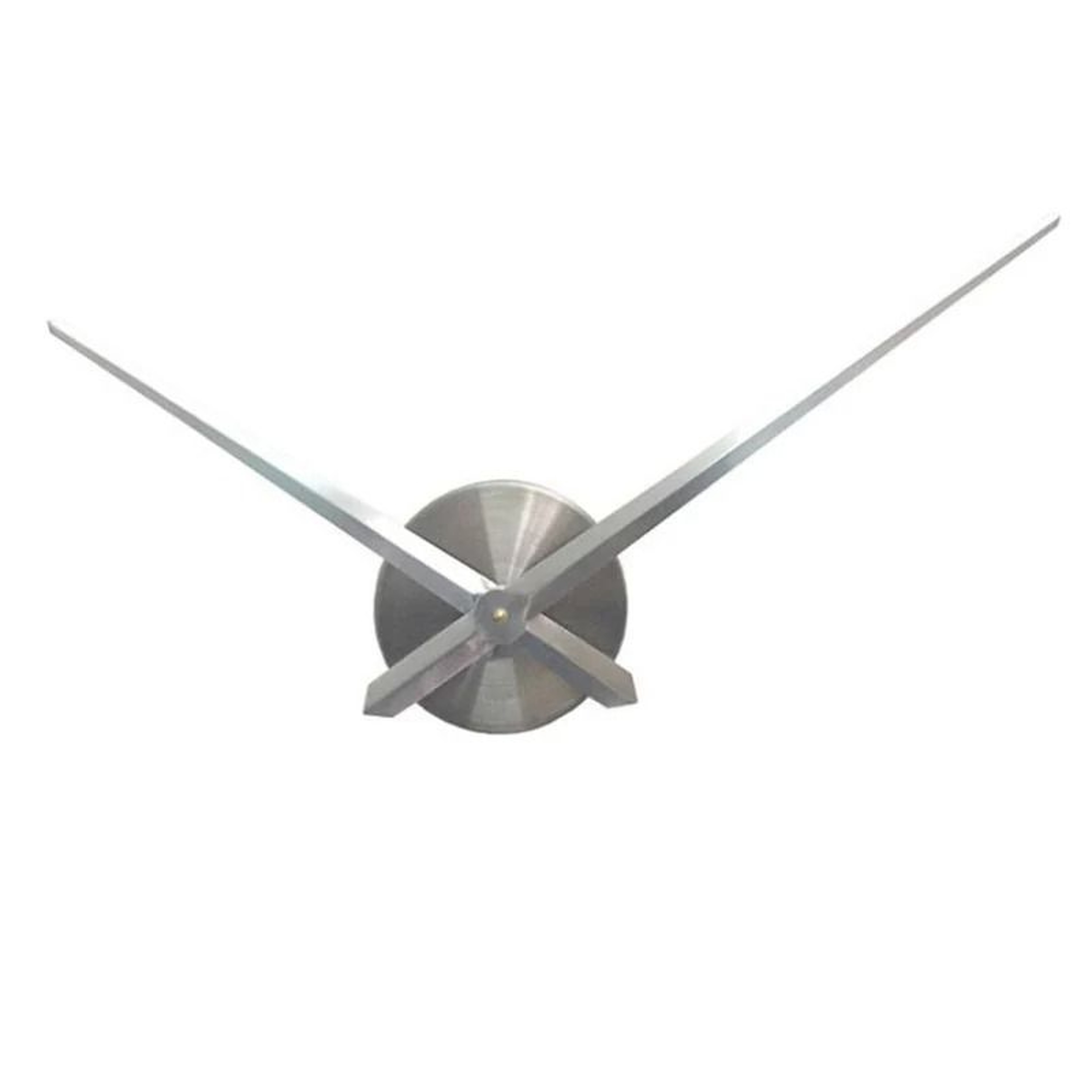 Modern 3D Large Wall Clock Hands  Minimalist DIY Quartz Clock Mechanism  Executive Matte Black Hour 7