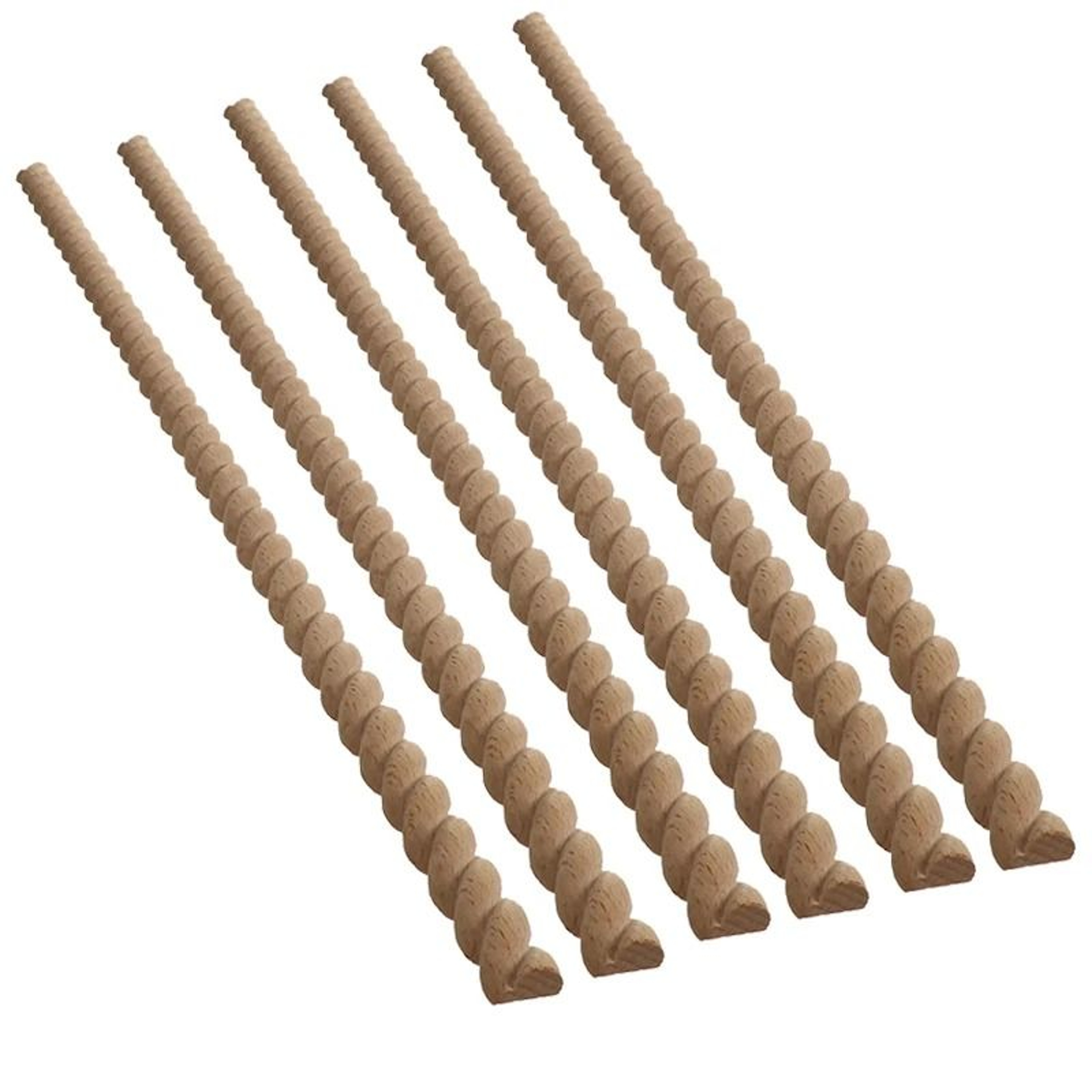 RUNBAZEF Twist Line Wood Carving  Natural Oak Decorative Applique  Miniature Indoor Door  Furniture 0