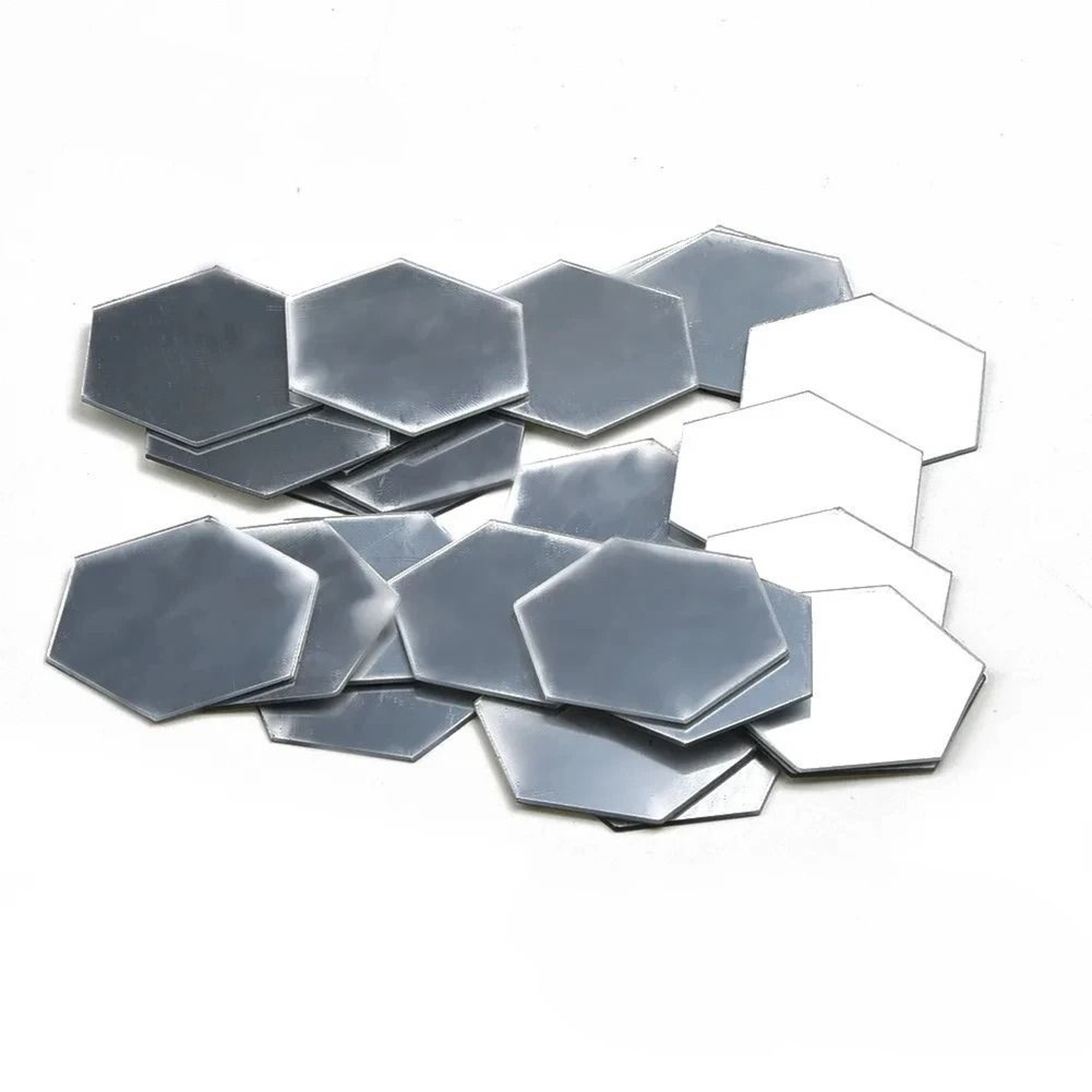 Hexagonal Acrylic Mirror Stickers  12pc SelfAdhesive Mosaic Tiles  Professional DIY 3D Geometric Wa 6