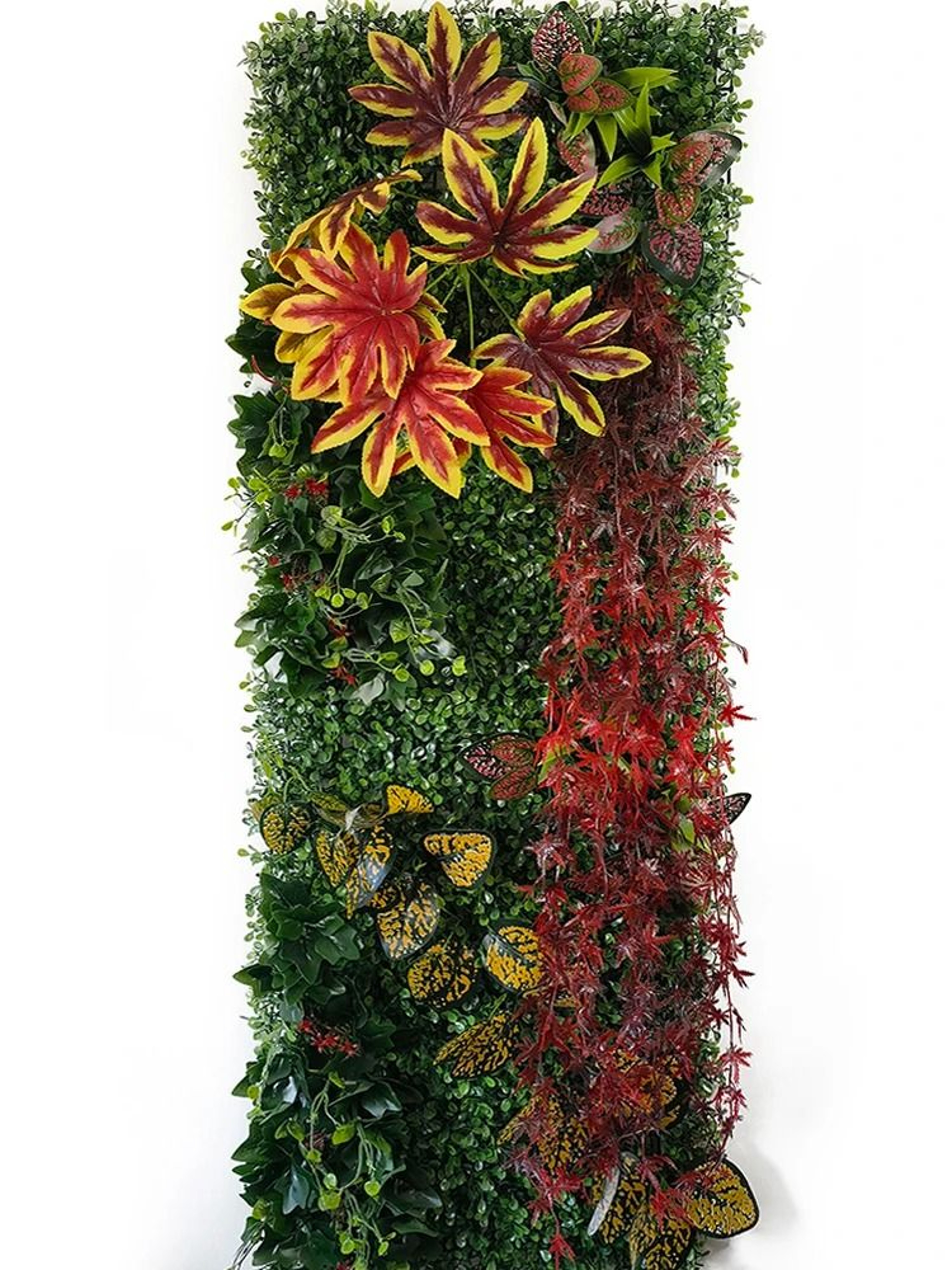 40x120cm Artificial Chlorophytum Wall  Simulation Comosum Grass Panel  Executive Hotel  Garden Sanc 22