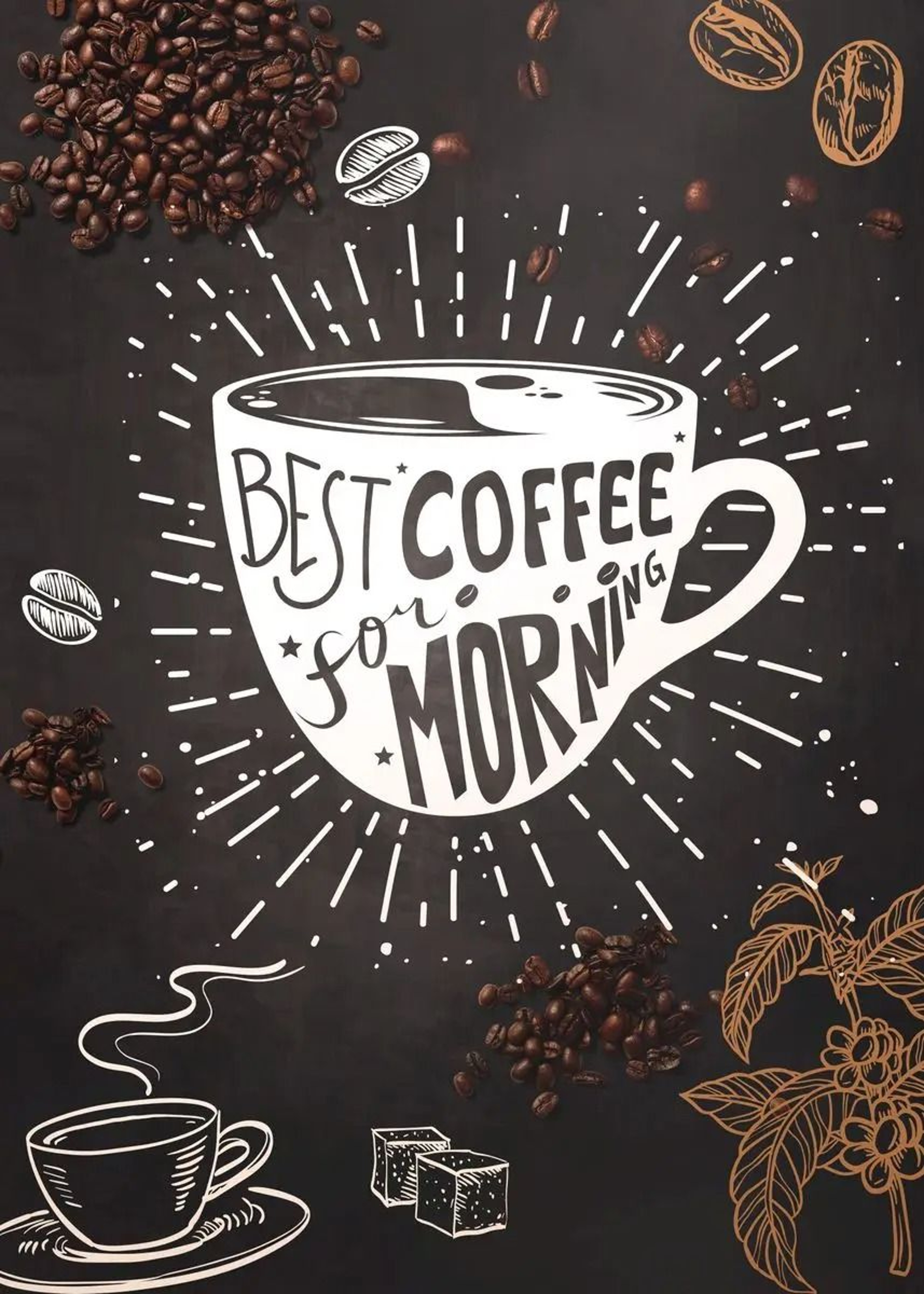 Artisan Brew Canvas  Nordic Coffee Cup  Bakery Chalkboard Art  Executive Kitchen  Cafe Sanctuary De 13