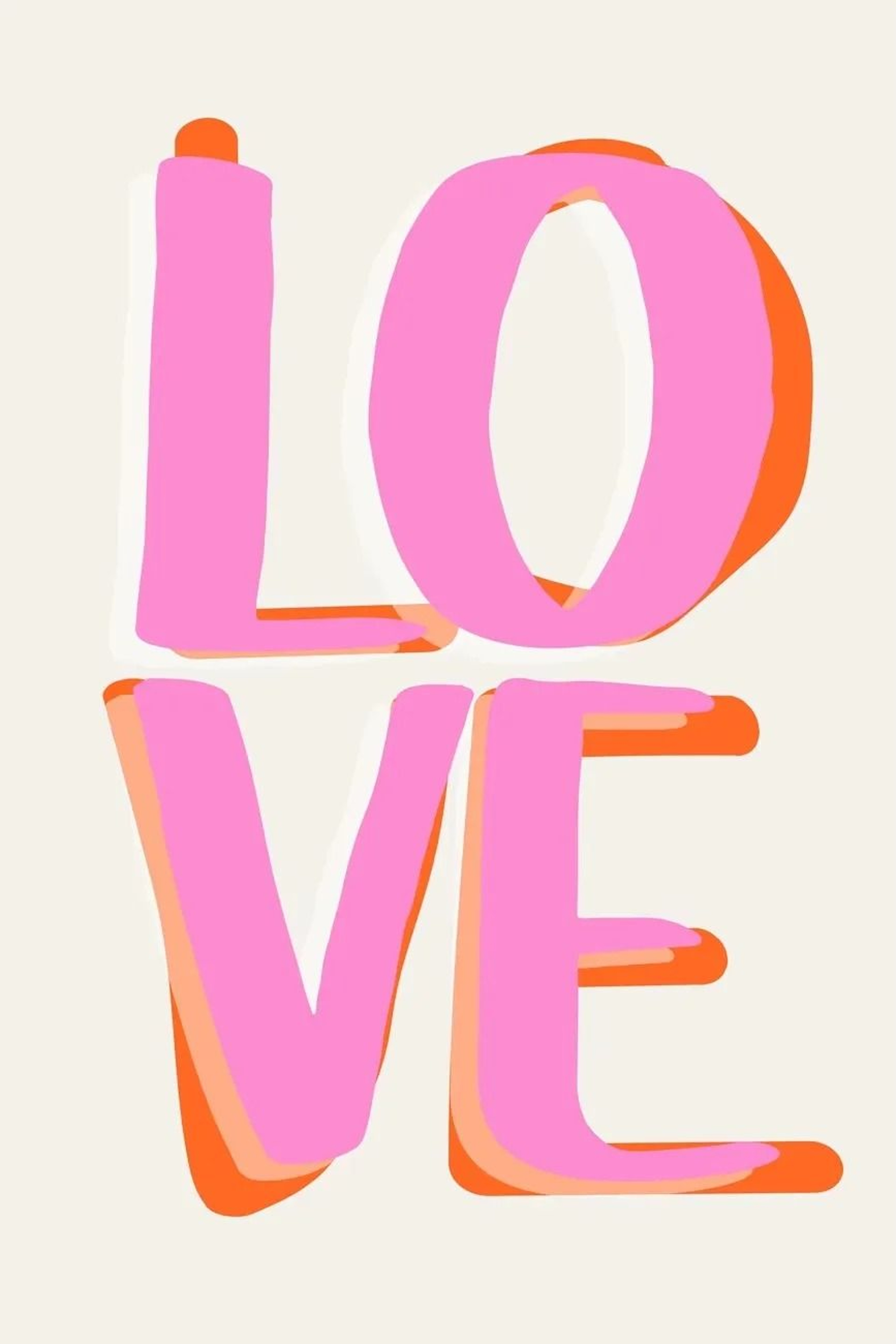 Amor Por Favor Canvas  Eclectic Pink Nordic Love Quote Art  Executive Studio  Vibrant Sanctuary Dec 7