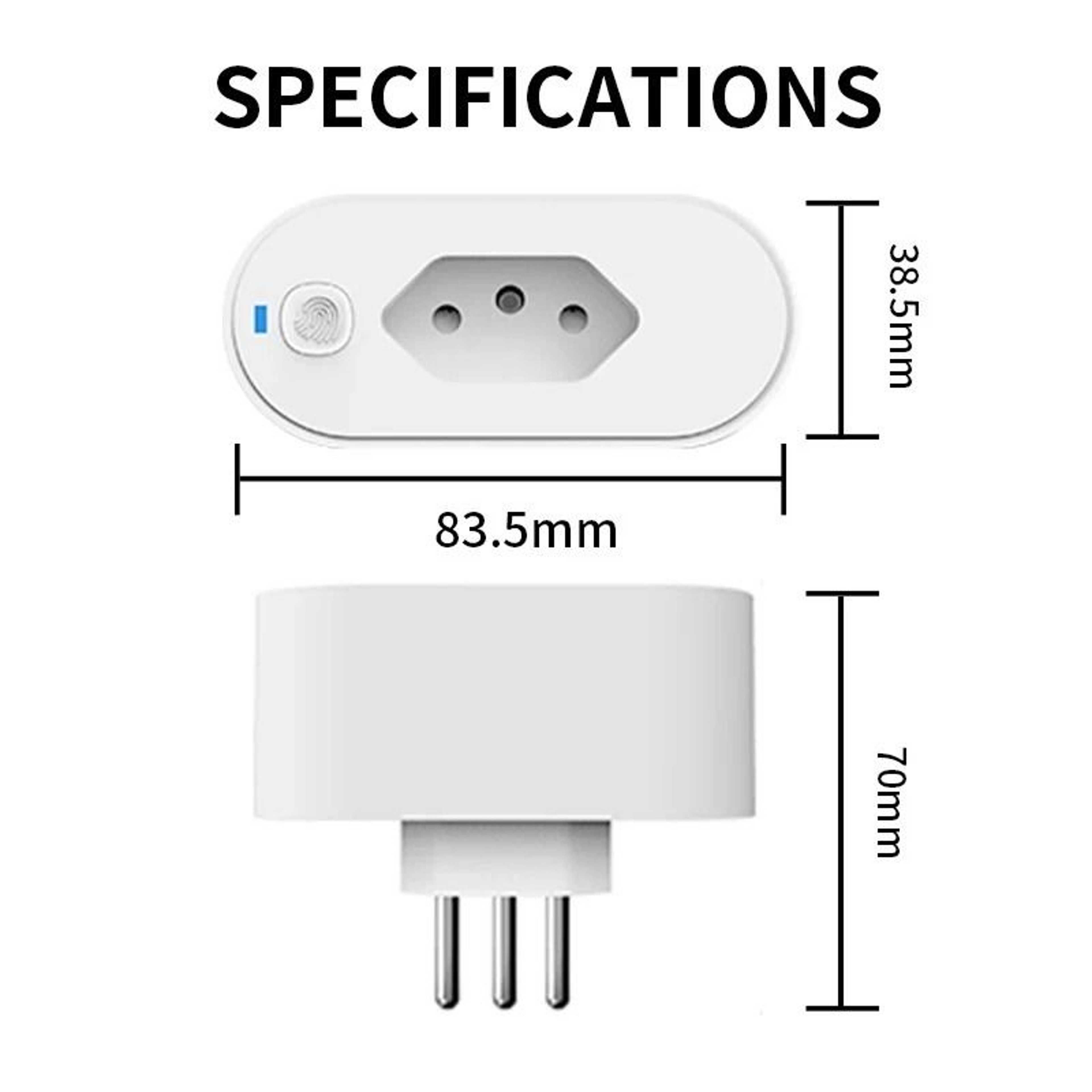 16A EU Smart WiFi Plug  Remote Power Monitoring  Timer  Executive Voice Control Home Energy Sanctua 5