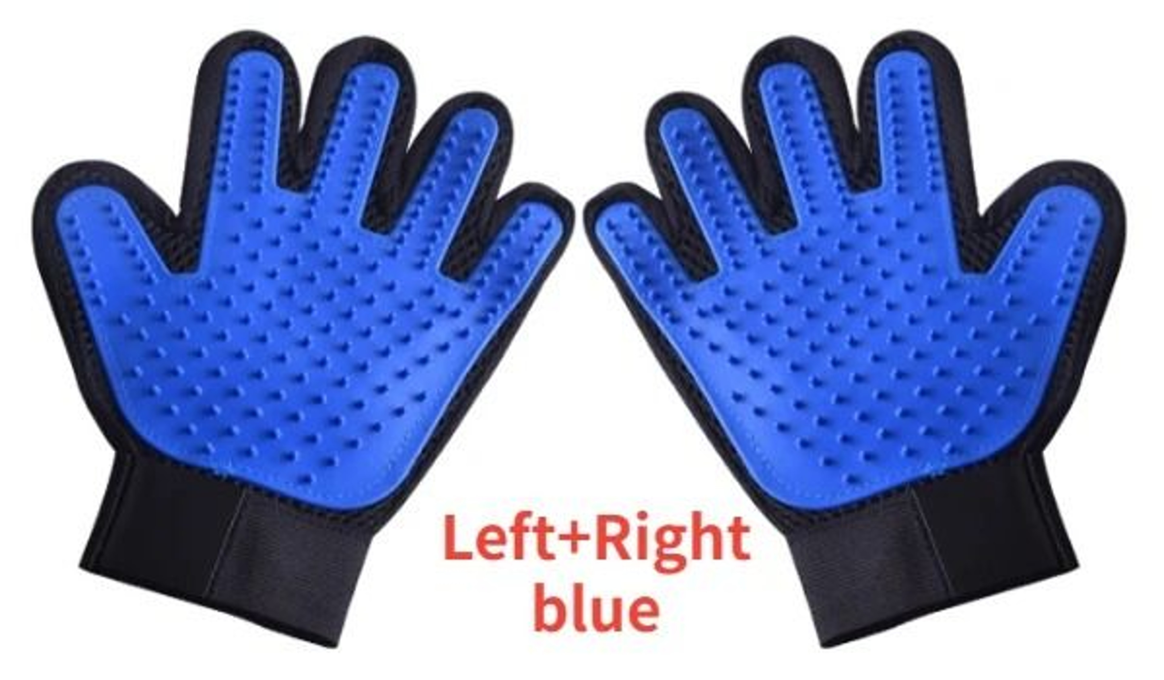 Silicone FiveFinger Pet DeShedding Grooming Glove 18