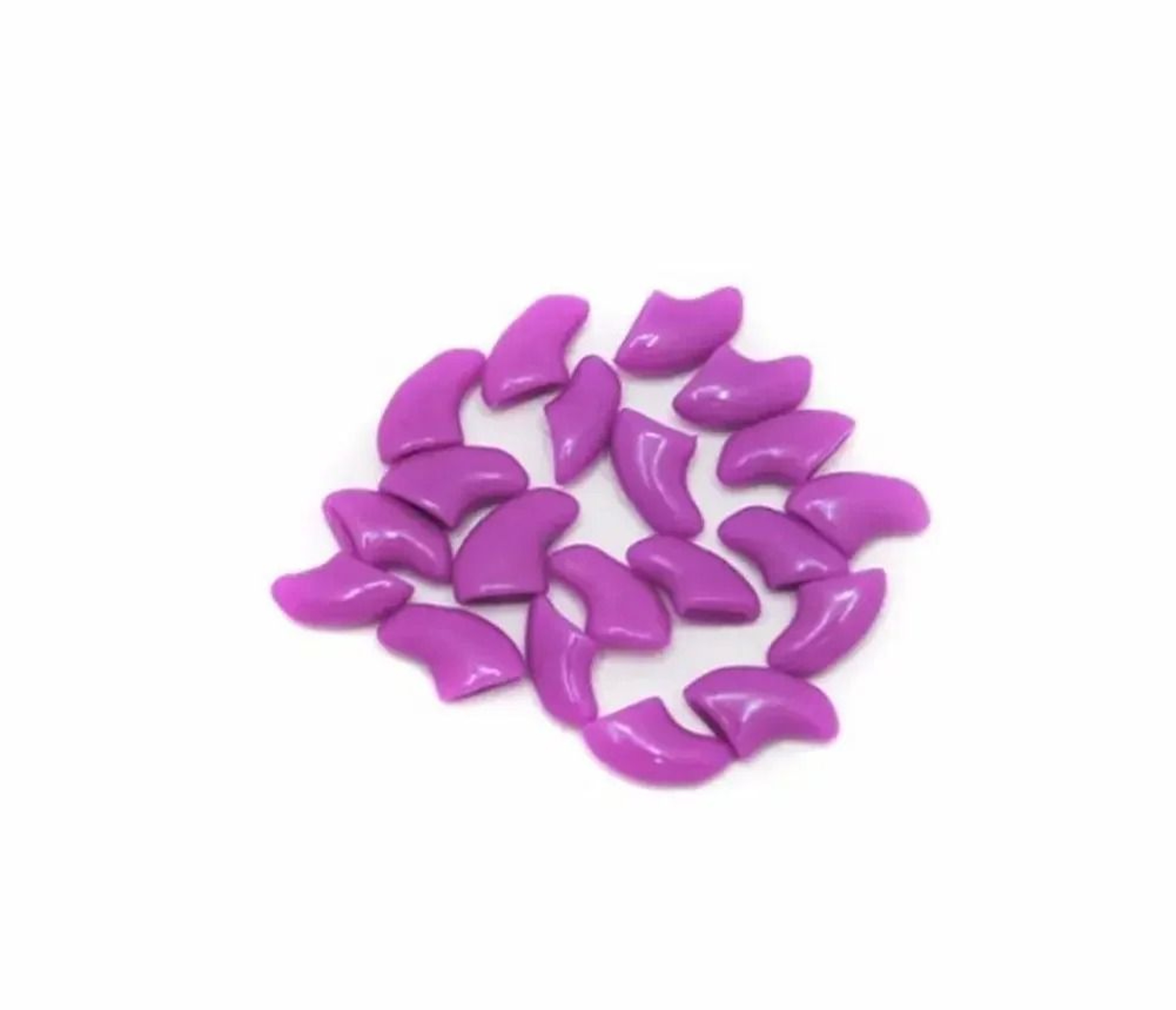 Silicone Soft Cat Nail Caps With Adhesive Glue Set 11