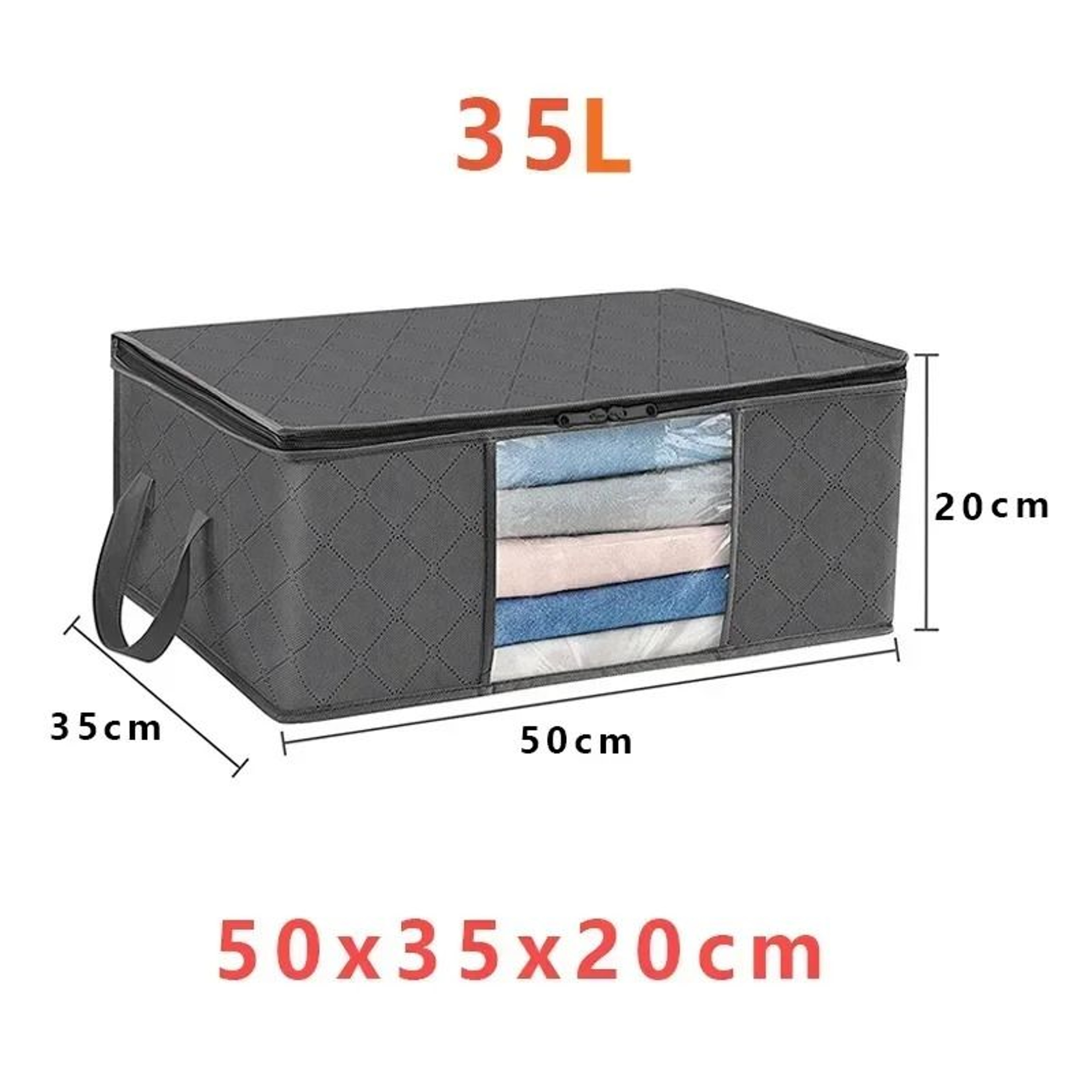Foldable LargeCapacity Clothes  Blanket Storage Bag  Premium Closet Organizer Container 6