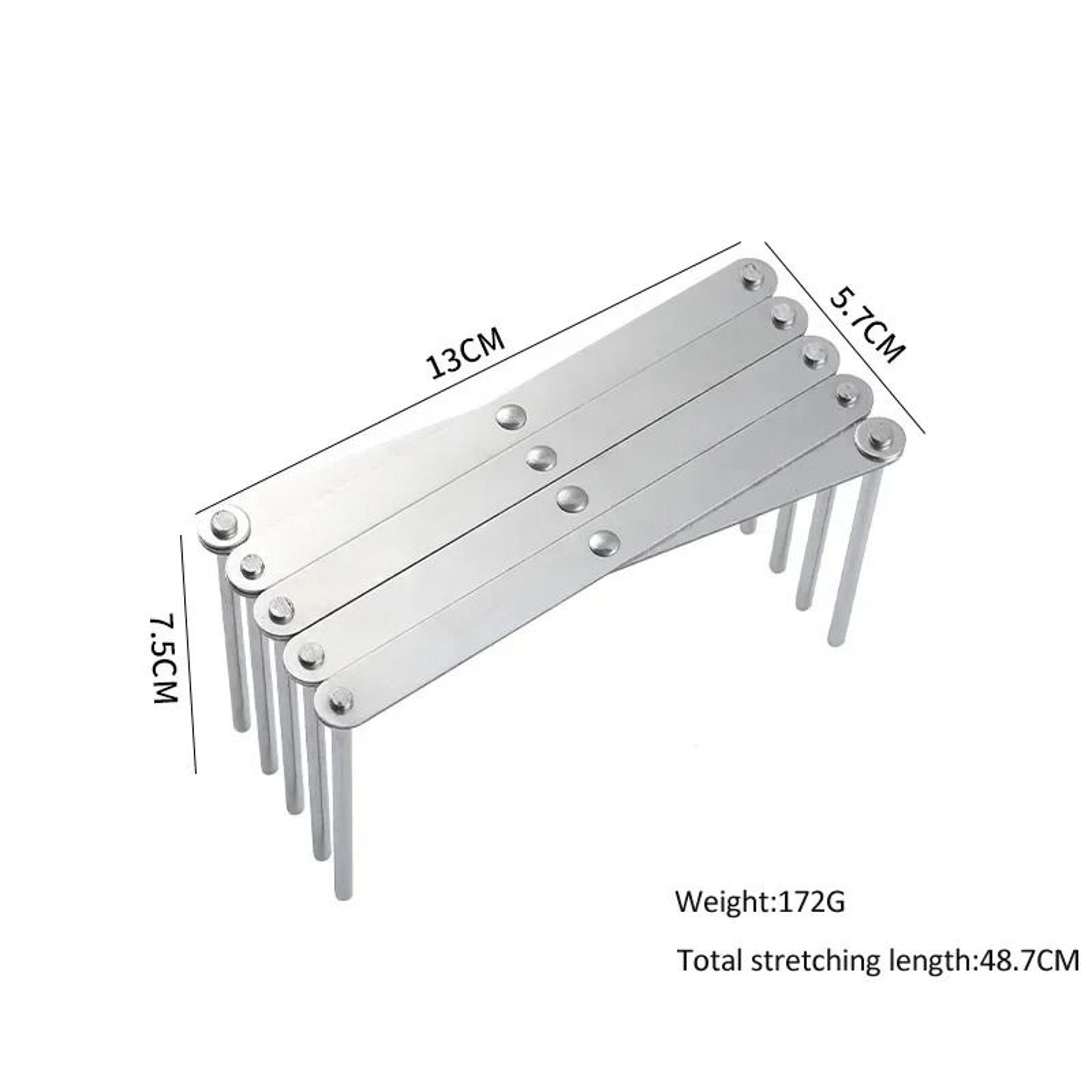 Stainless Steel Retractable Foldable Dish  Pot Lid Organizer 6