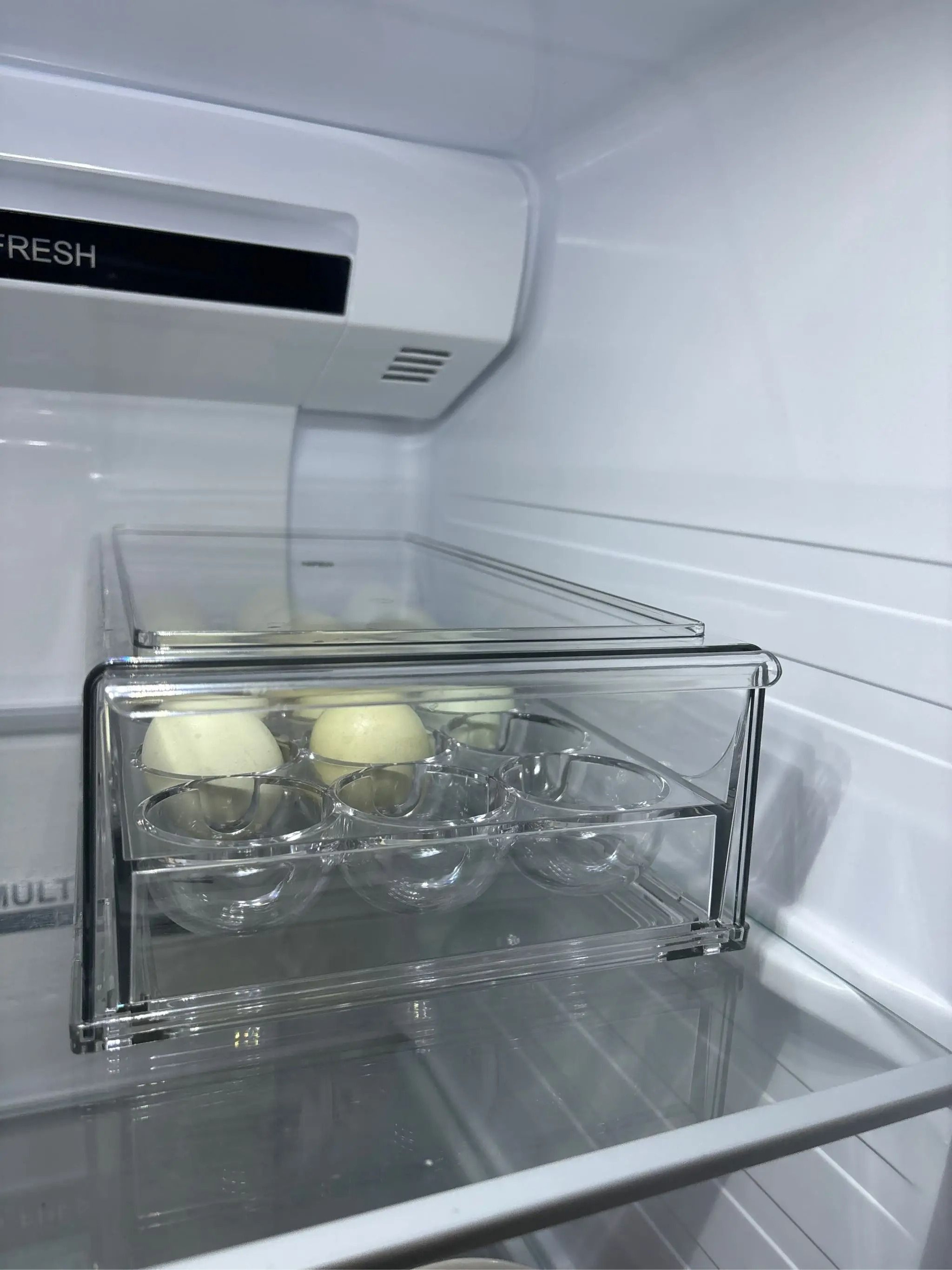 DrawerType FoodGrade Egg Storage Box  Stackable Fridge Organizer 4