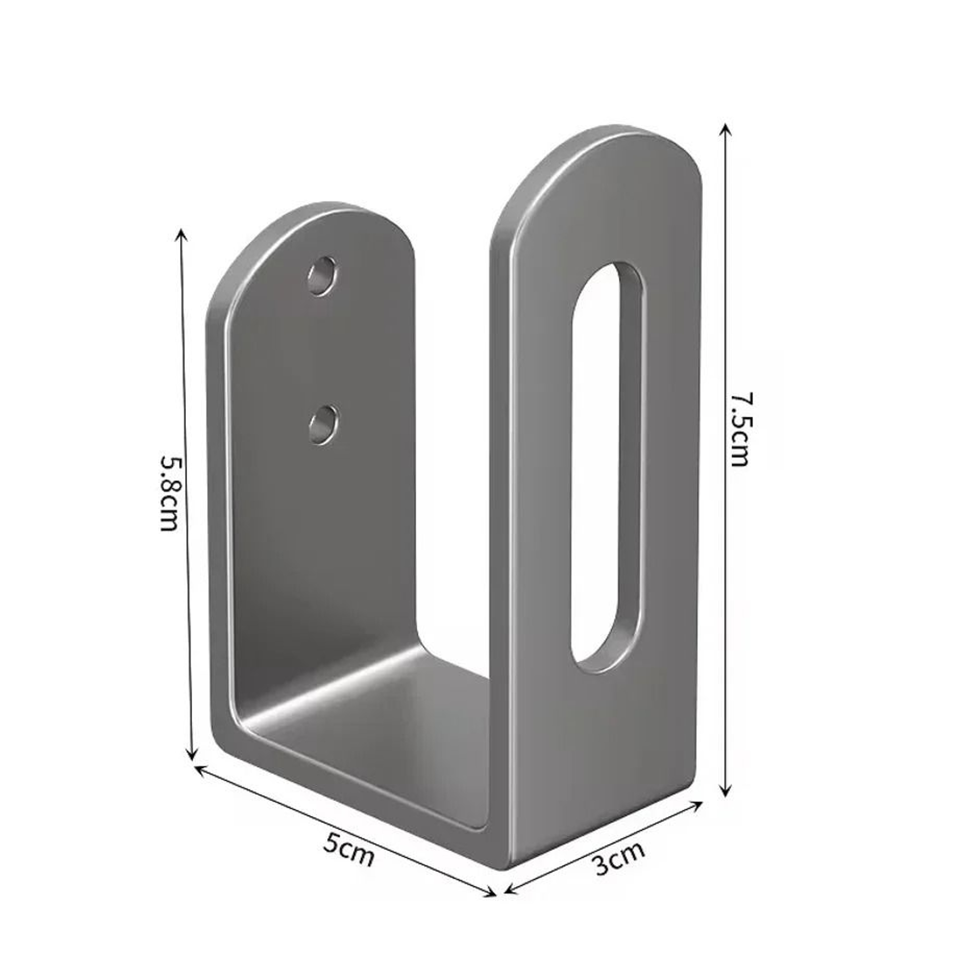 2Piece WallMounted Pot Lid Rack  Cutting Board Holder Storage Organizer 5